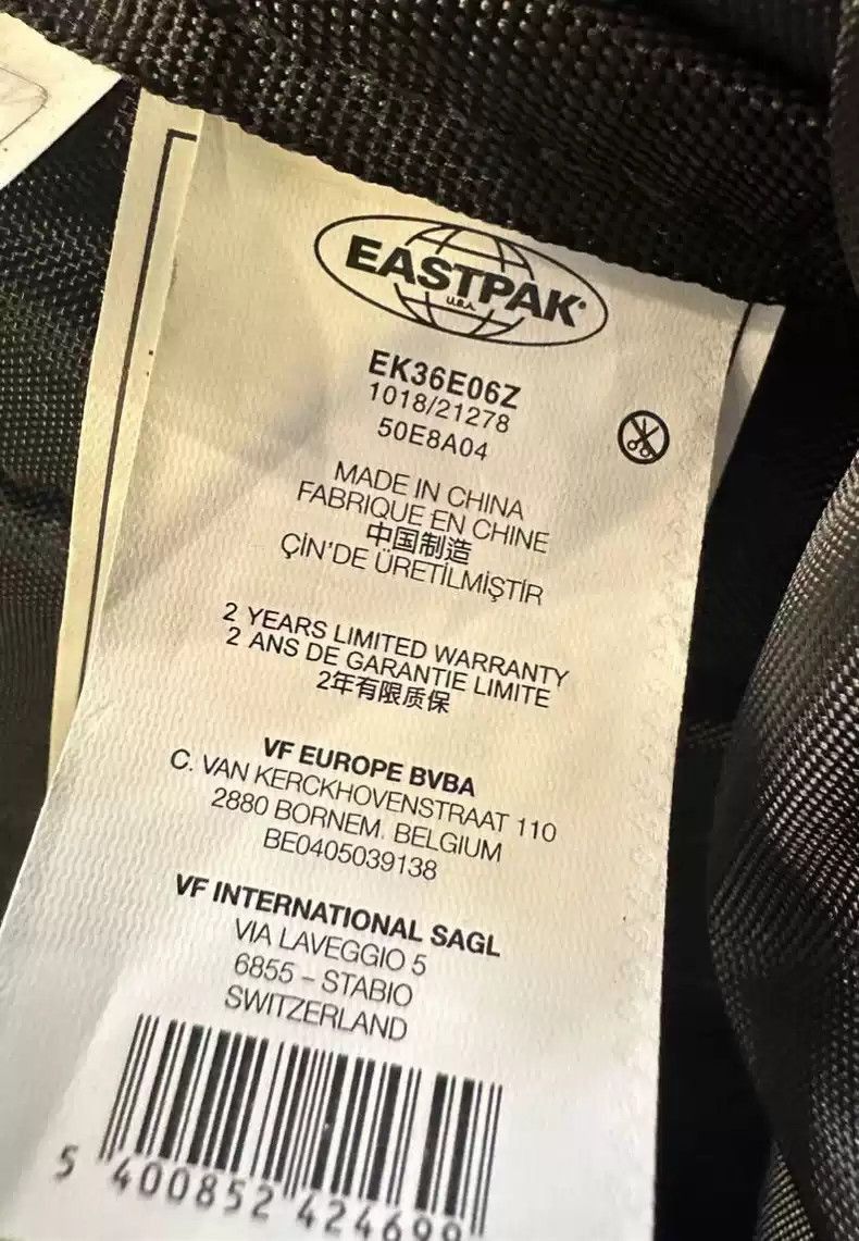 Raf Simons Raf Simons Raf Simons Ã— EASTPAK poster canvas backpack-25 Size ONE SIZE - 4 Thumbnail