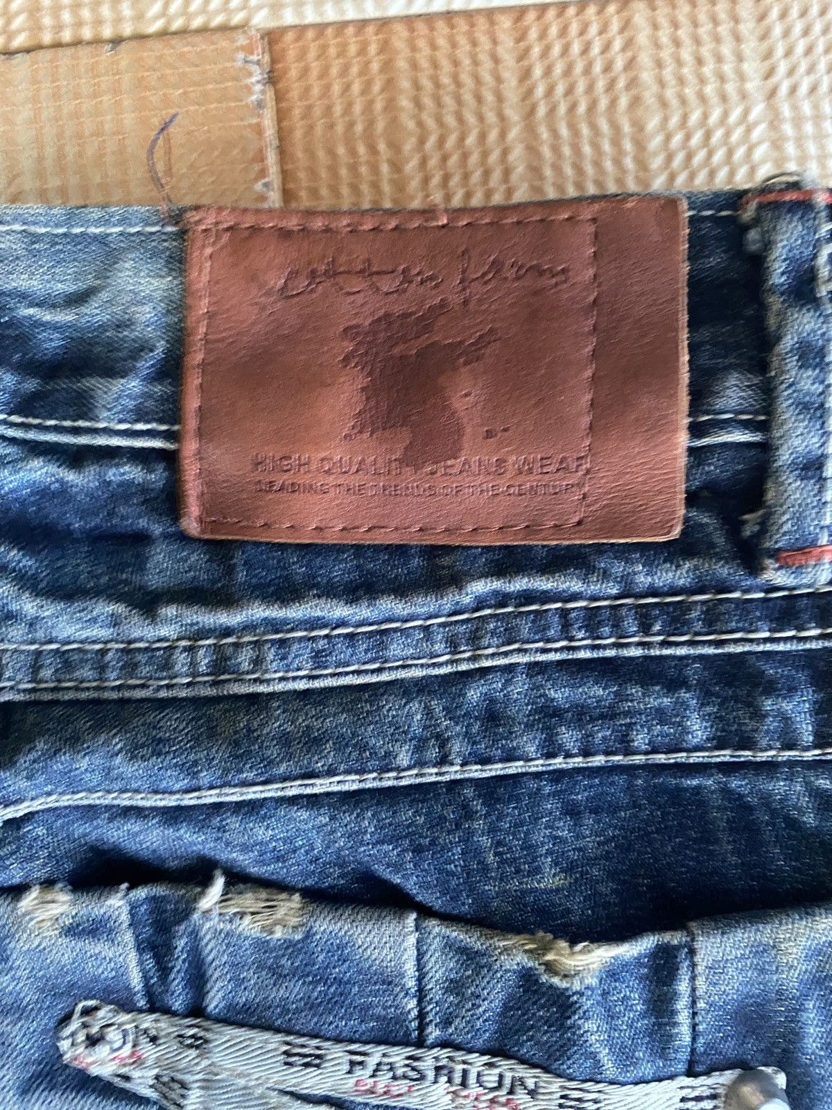 Beauty Beast × PPFM Vintage cotton farm denim Size US 33 - 7 Thumbnail