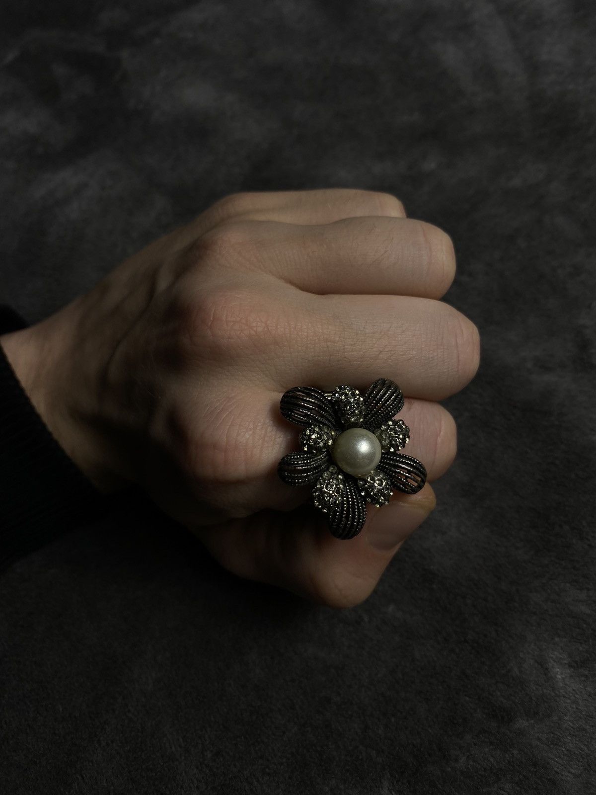 Japanese Brand Futuristic Japanese Style Vintage Ring Size ONE SIZE - 1 Thumbnail