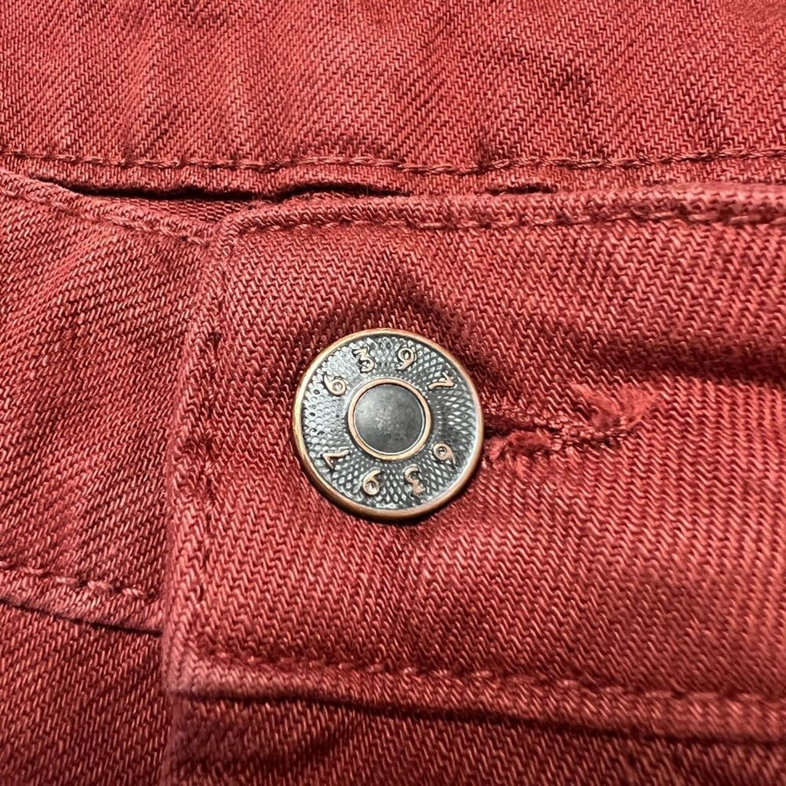 6397 6397 Shorty Jeans Brick Red Size 30 NWT ITALY Size 30" / US 8 / IT 44 - 4 Thumbnail