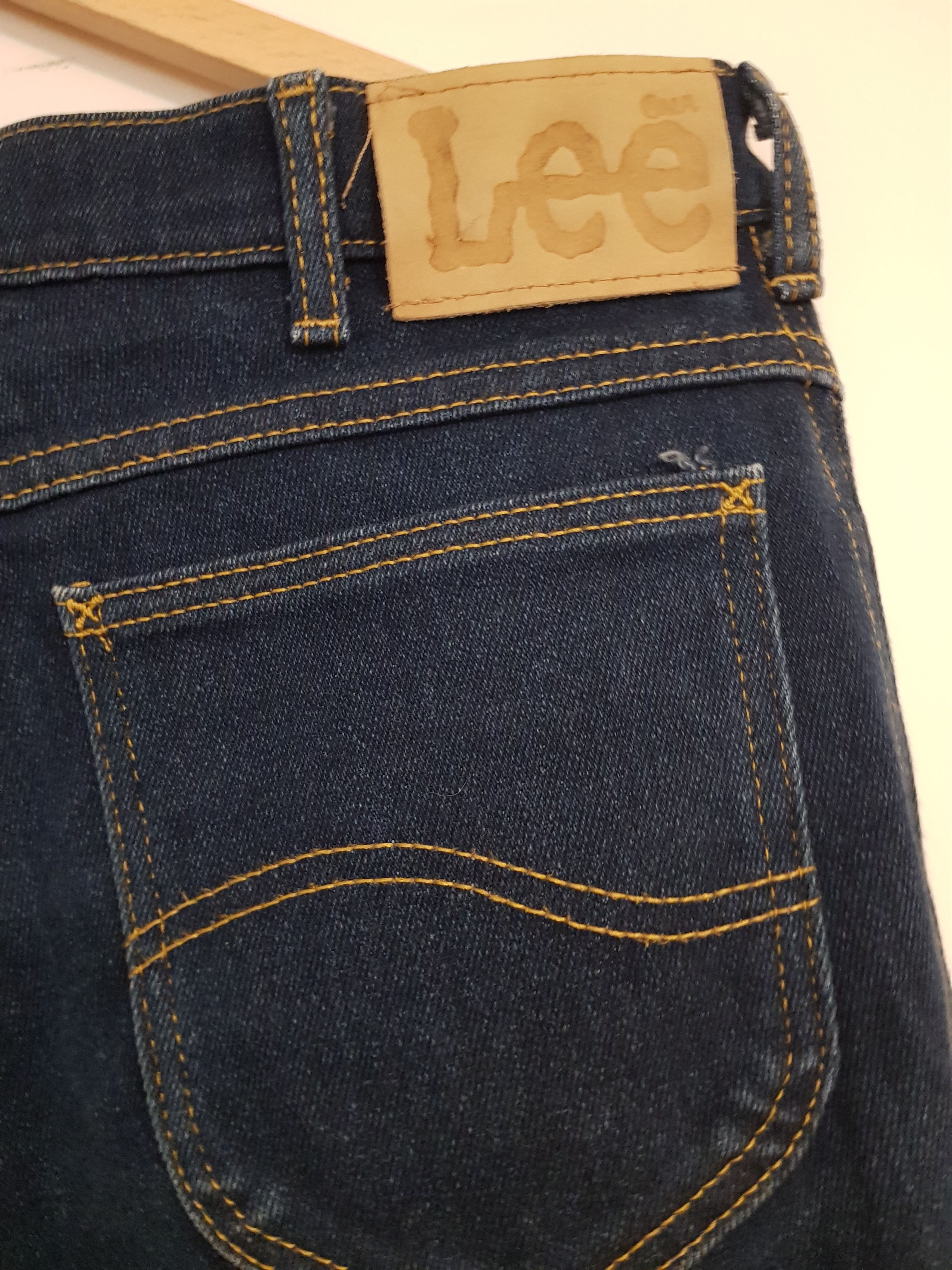 Lee Lee Vintage 80s Made in USA Dark Wash Jeans 34x30 Size US 34 / EU 50 - 8 Thumbnail