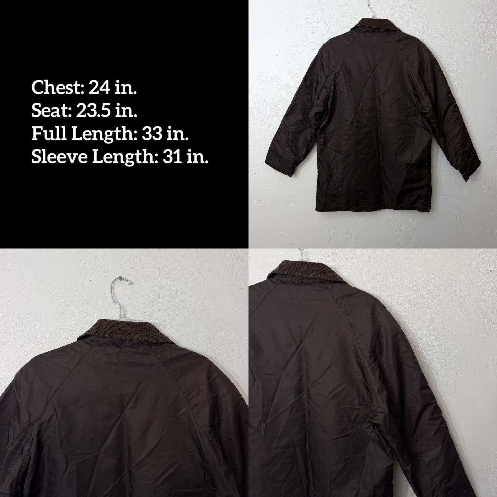 Banana Republic VINTAGE Banana Republic Jacket Mens Small Brown Nylon Parka Quilted Coat Size US S / EU 44-46 / 1 - 8 Thumbnail