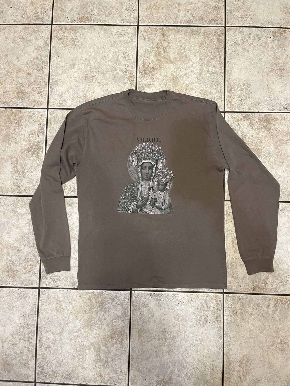 Vintage Black Madonna Vintage Long Sleeve Tee Size US M / EU 48-50 / 2 - 1 Thumbnail