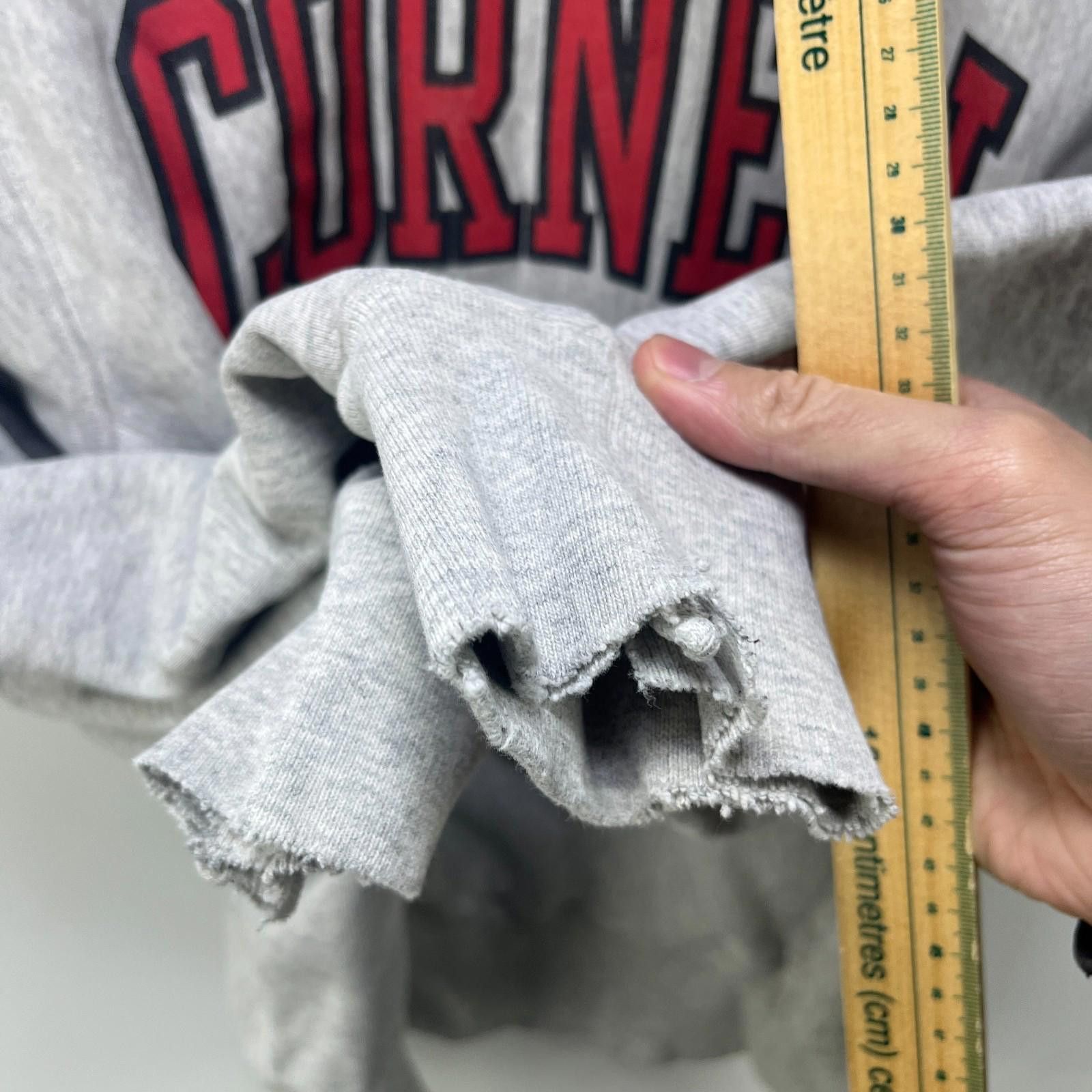 Other Vintage 90s Cornell University Reverse Weave Hoodie L Size ONE SIZE - 6 Thumbnail