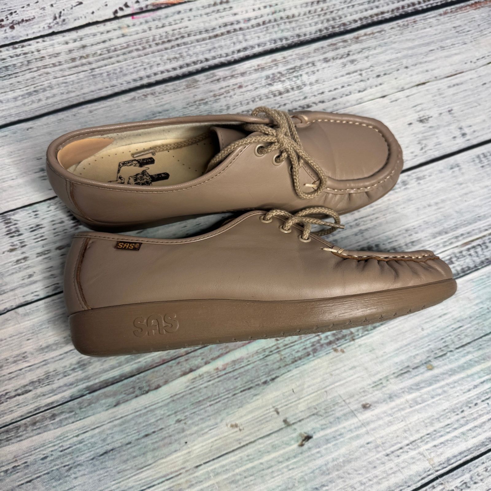 SAS SAS Women's Siesta Oxford Mocha Mocs Loafers Comfort Shoes 8 Size US 8 / IT 38 - 4 Thumbnail