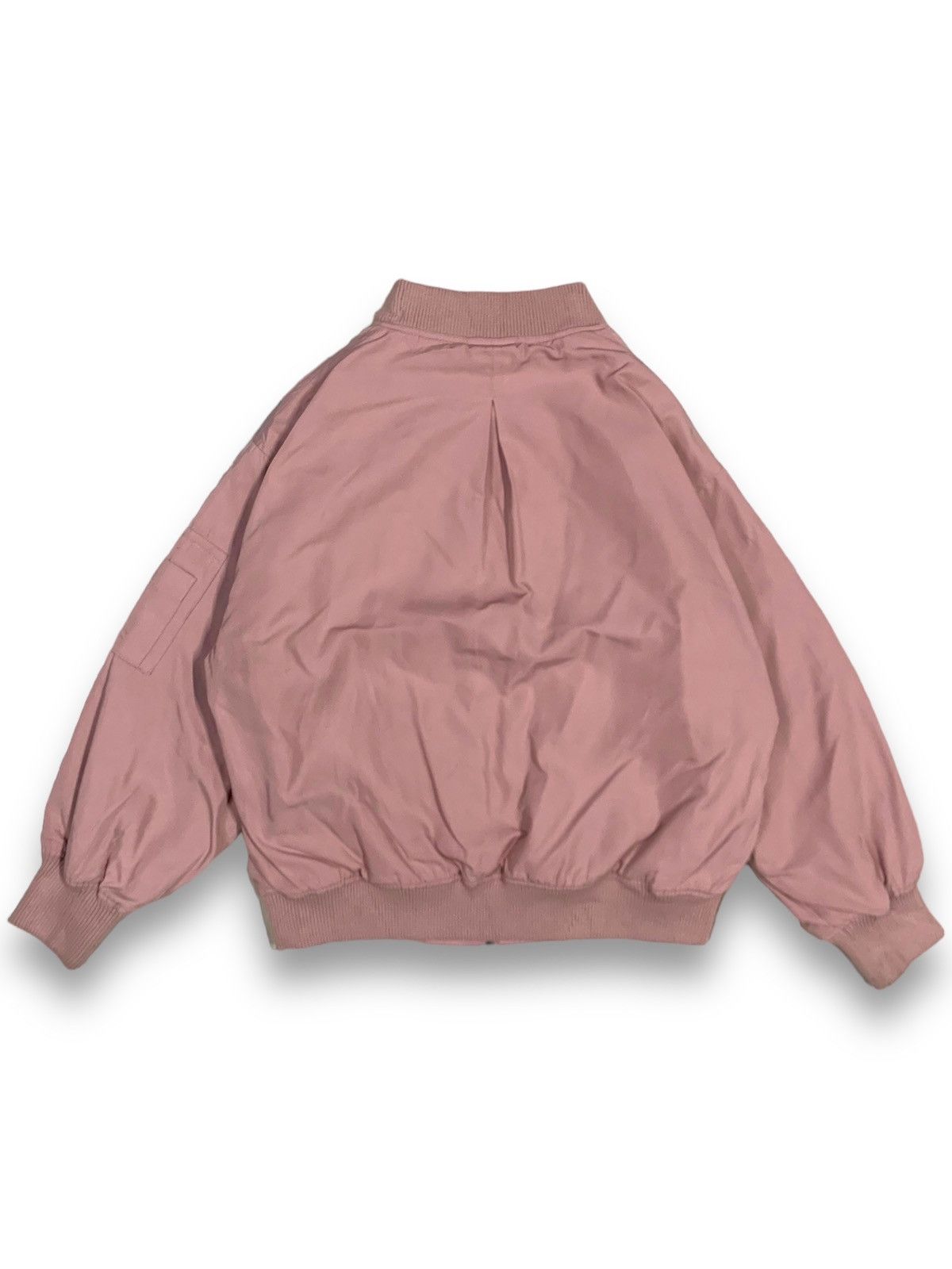 Hysteric Glamour Japanese Love Toxic Pink Reversible Fleece Bomber Jacket Size L / US 10 / IT 46 - 3 Thumbnail