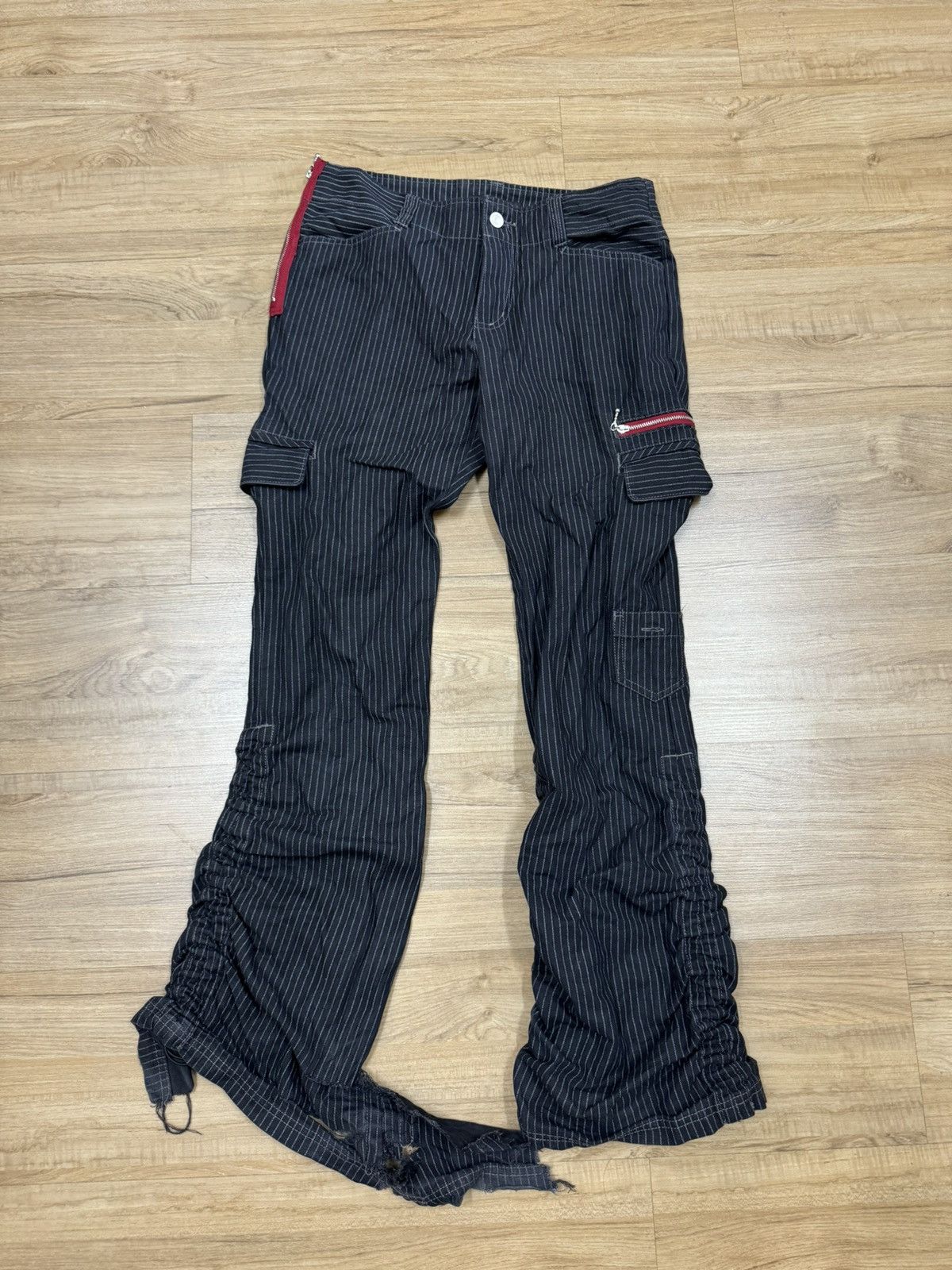 image of Seditionaries Algonquins Cyber Punk Style Bondage Pants in Black, Men's (Size 31)