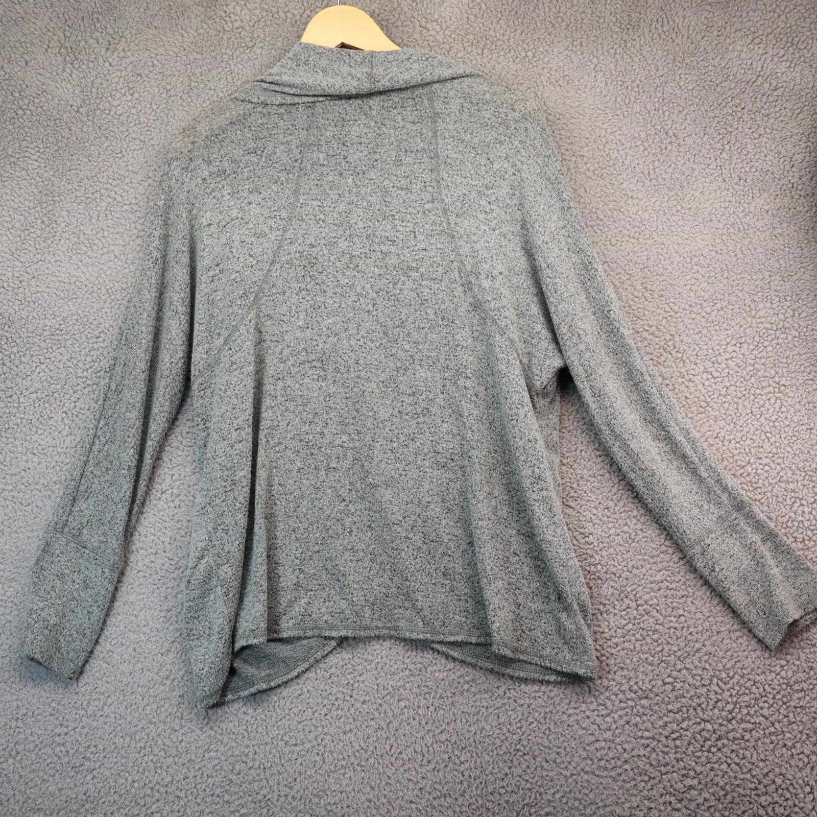 Other Green Envelope Marled Surplice Front Tulip Hem Sweater M Size M / US 6-8 / IT 42-44 - 6 Thumbnail