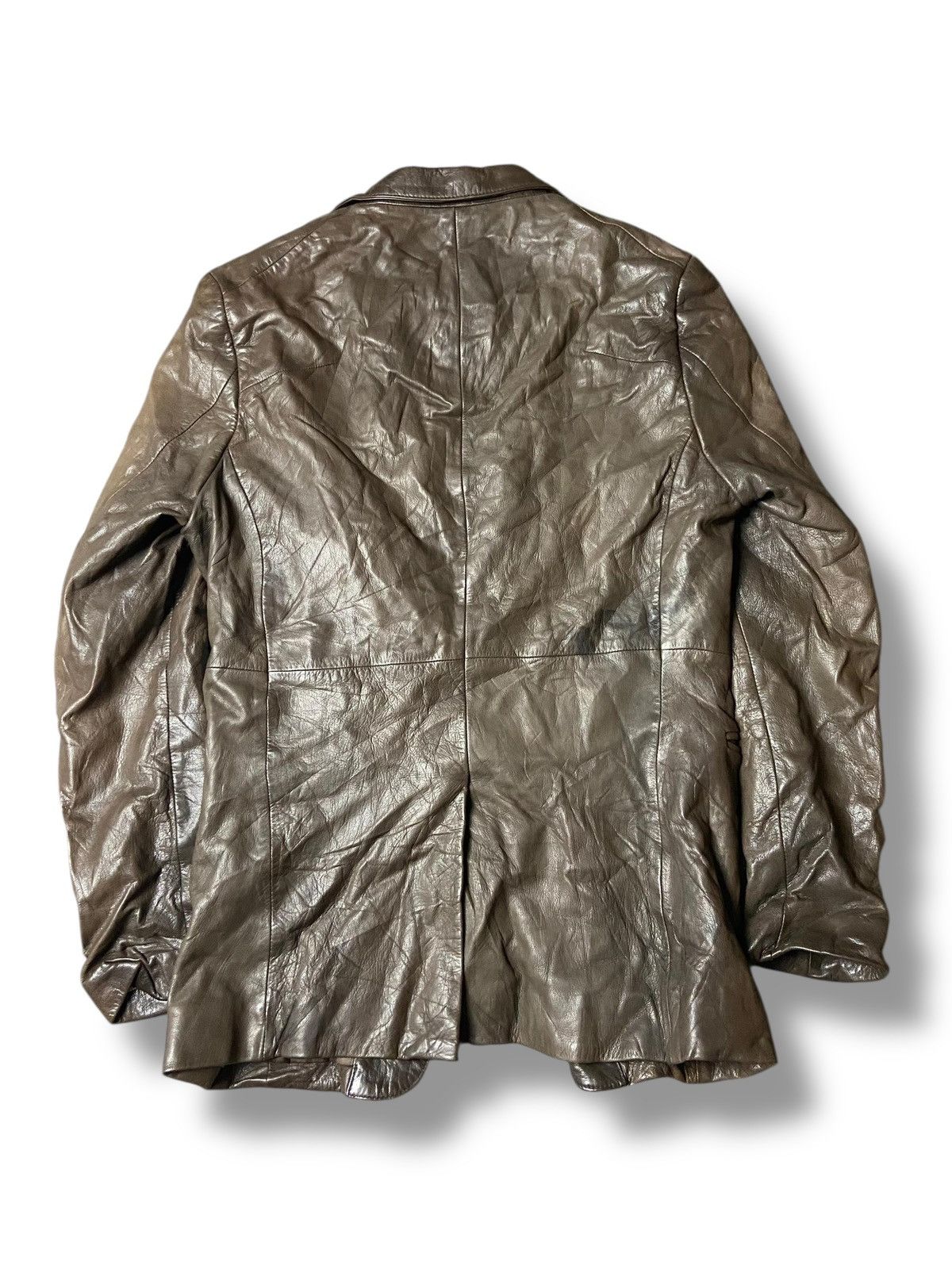 Takeo Kikuchi Vintage Takeo Kikuchi Genuine Leather Blazer (147) Size US XXS / EU 40 - 6 Thumbnail