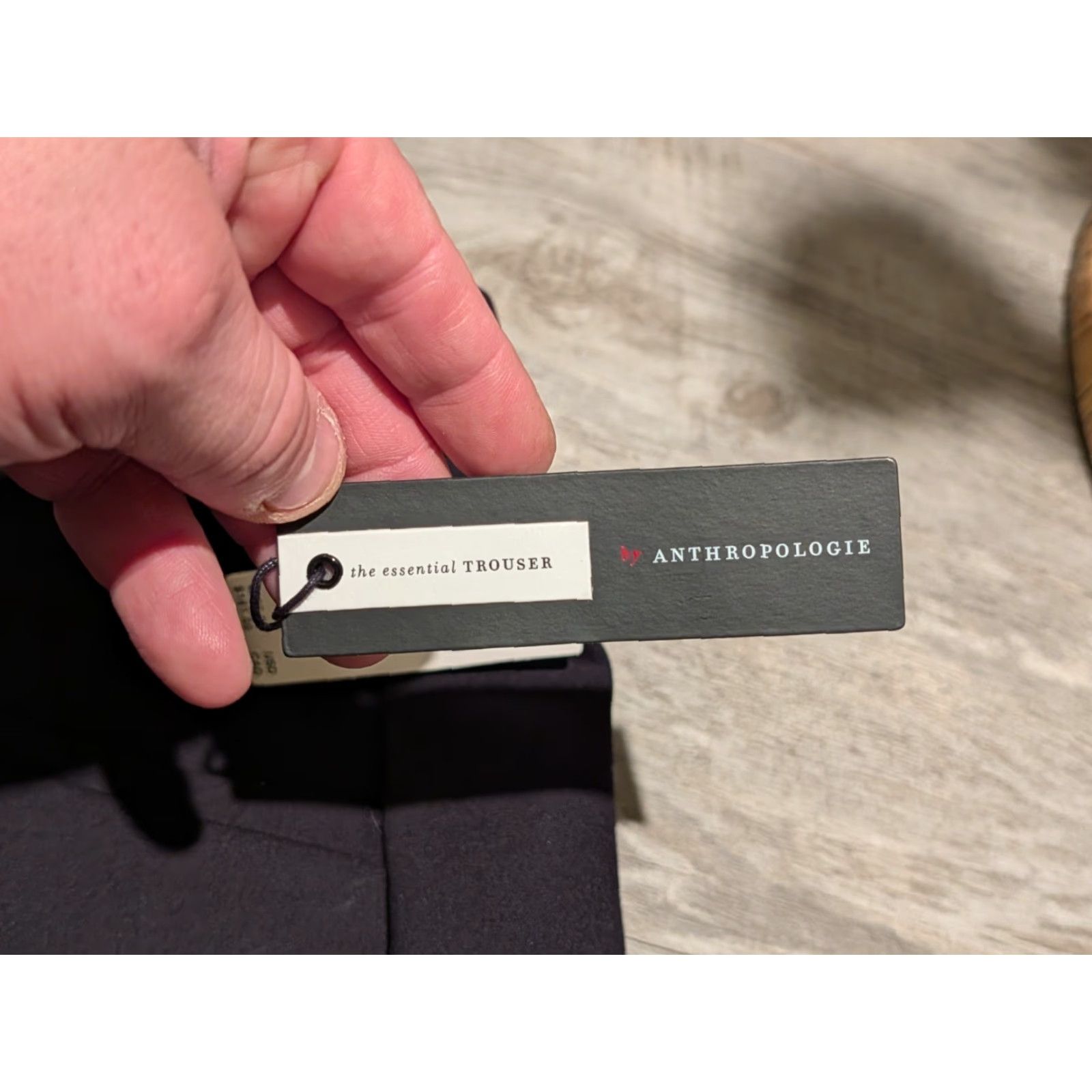 Anthropologie NWT Anthropologie Pants Women’s 24 Plus Black Essential Trousers Bootcut Flare Size 42" / US 20 - 6 Thumbnail