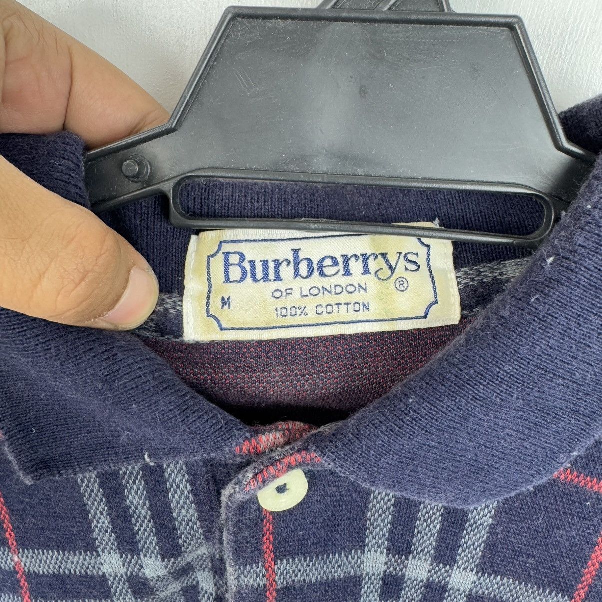 Burberry × Vintage Vintage 90s Burberrys Nova Check Polo Shirts Size US M / EU 48-50 / 2 - 4 Thumbnail