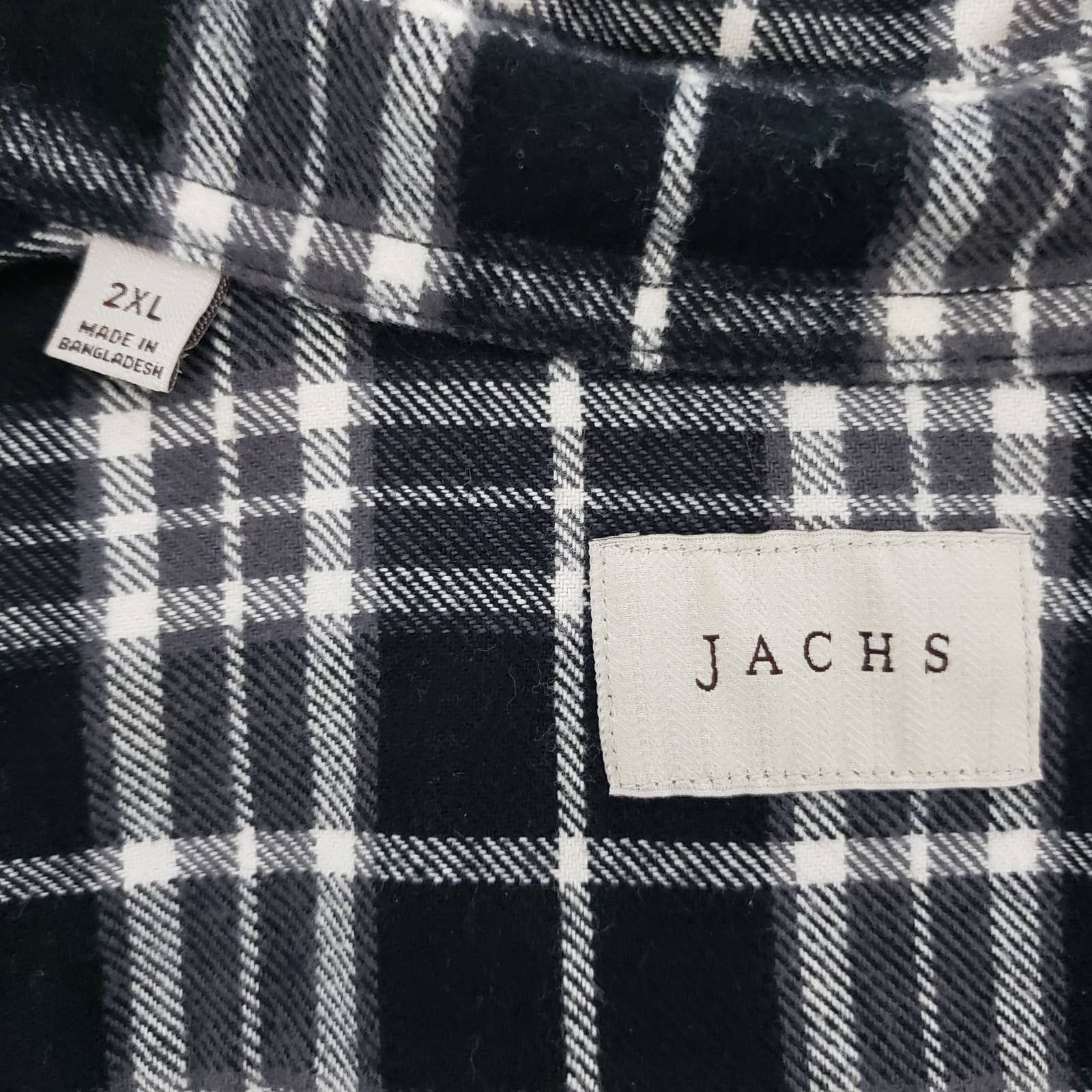 JACHS NY JACHS New York Flannel Shirt Plaid Two Pockets Heavy 2XL XXL Size US XXL / EU 58 / 5 - 11 Thumbnail