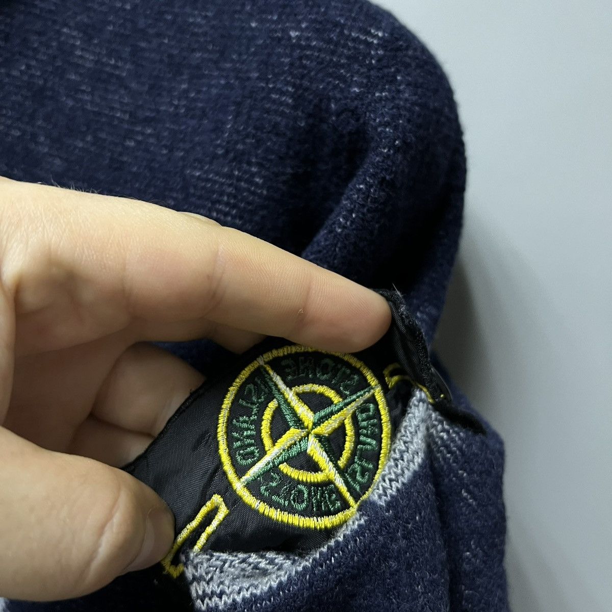 Stone Island Stone Island Sweater Hoodie Lana Wool Big Logo Size US S / EU 44-46 / 1 - 11 Thumbnail