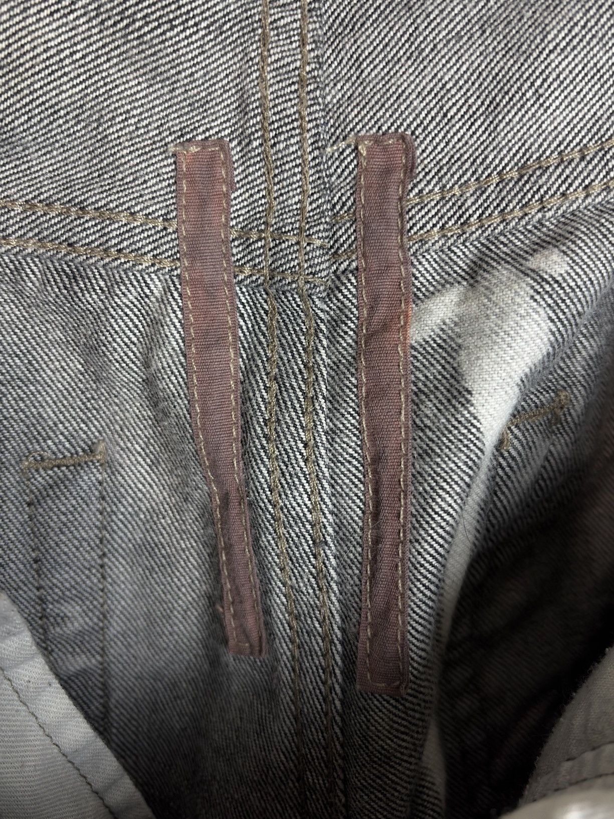 Rick Owens FW16 Rick Owens DRKSHDW Bleach Vomit Detroit Denim Jeans Size US 32 / EU 48 - 9 Thumbnail