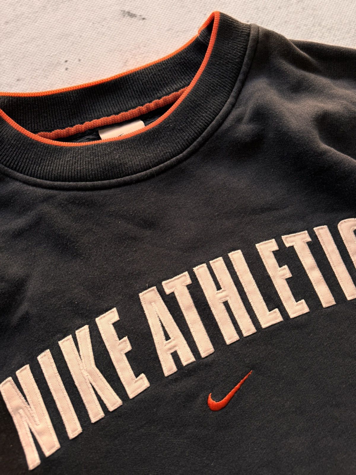Nike × Vintage NIKE VINTAGE CENTER LOGO OVERSIZE BOXY SWEATSHIRT Size US XL / EU 56 / 4 - 4 Thumbnail