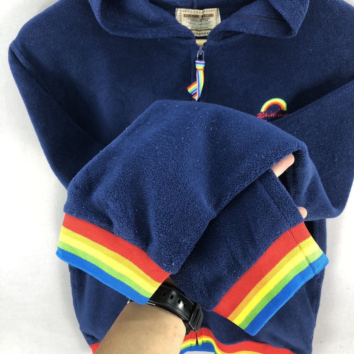 Japanese Brand Rainbow Pride Hoodie Fleece Jacket Size US S / EU 44-46 / 1 - 10 Thumbnail