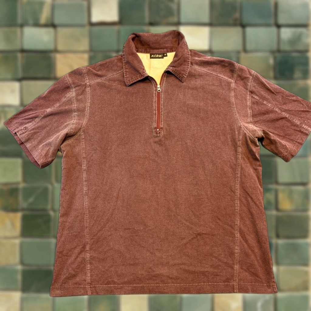 Vintage Kuhl Polo Shirt Mens XL Burgundy Wine 1/4 Zip Collared Golf Outdoor Athletic Polo Shirt Mens XL Burgundy Wine 1/4 Zip Collared Golf Outdoor Athletic Size US XL / EU 56 / 4 - 1 Thumbnail