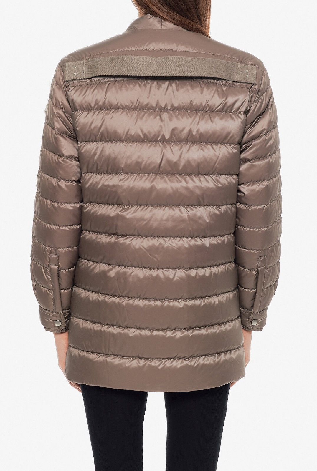 Moncler × Rick Owens Last Rick Owens x Moncler Webbing Trimmed Quilted Jacket Size XS / US 0-2 / IT 36-38 - 9 Thumbnail