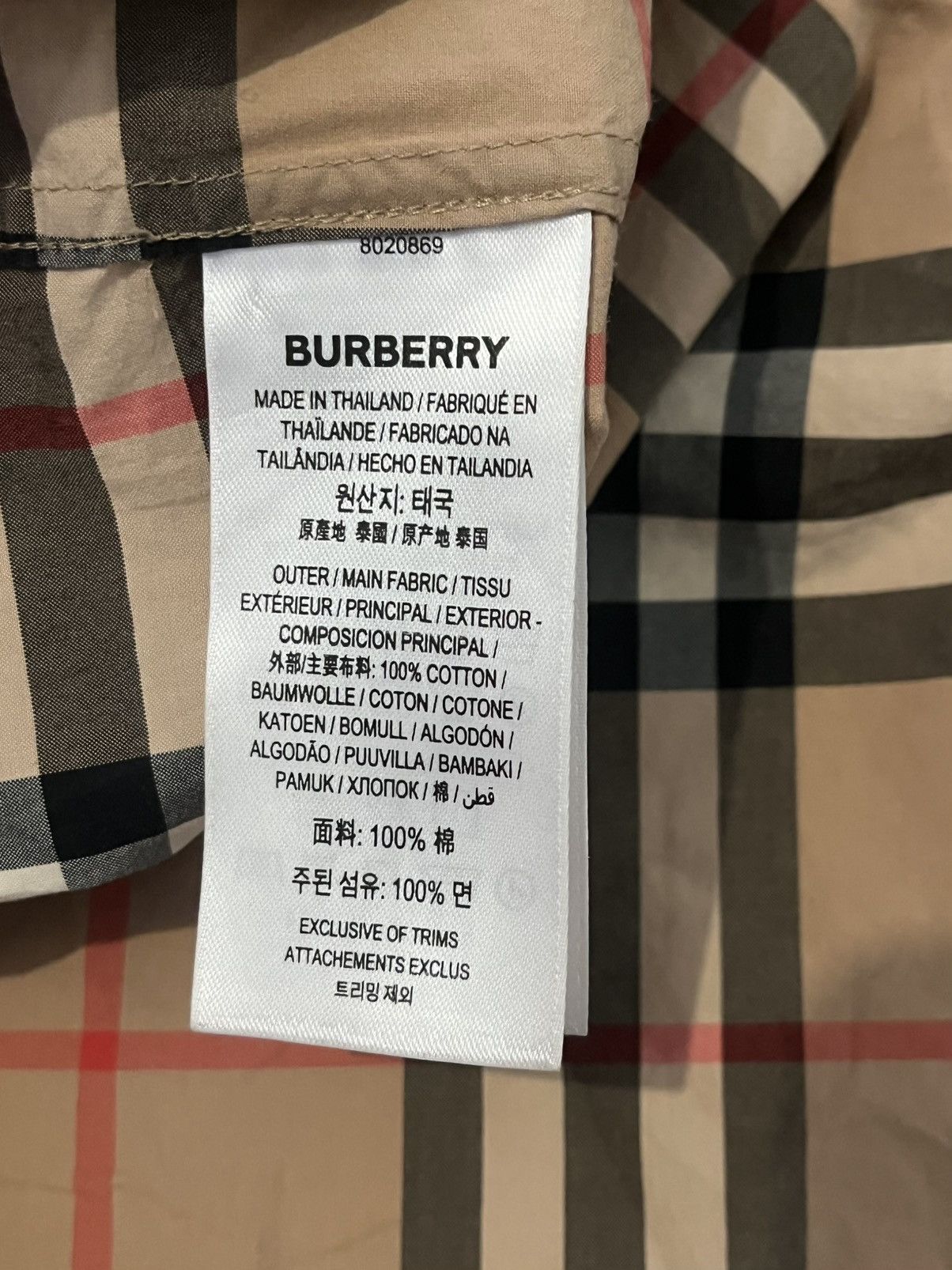 Burberry 2021 Burberry slim fit short sleeved shirt Size US M / EU 48-50 / 2 - 4 Thumbnail