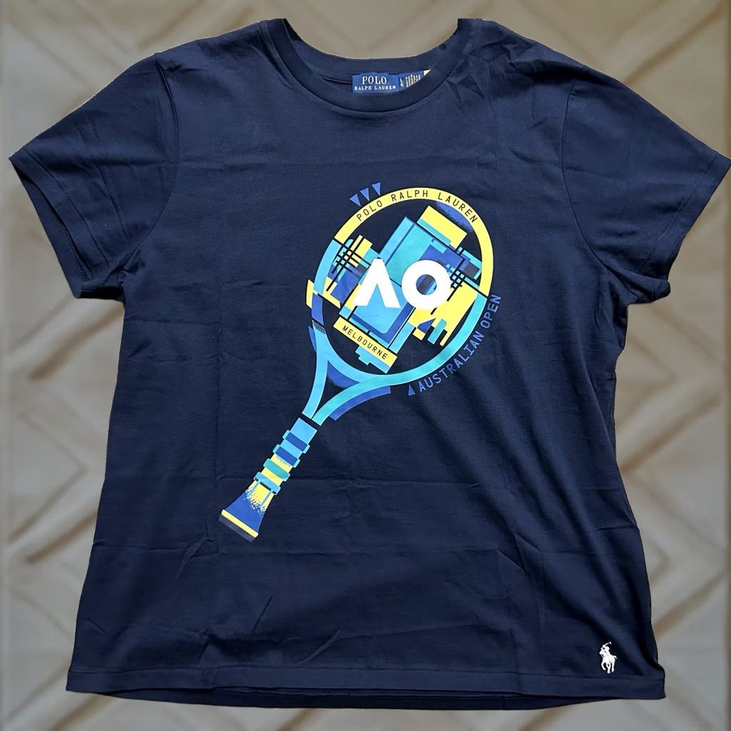 Polo Ralph Lauren VINTAGE NWOT AO Polo Ralph Lauren Melbourne Australian Open T Shirt Women’s Size L Size L / US 10 / IT 46 - 1 Thumbnail