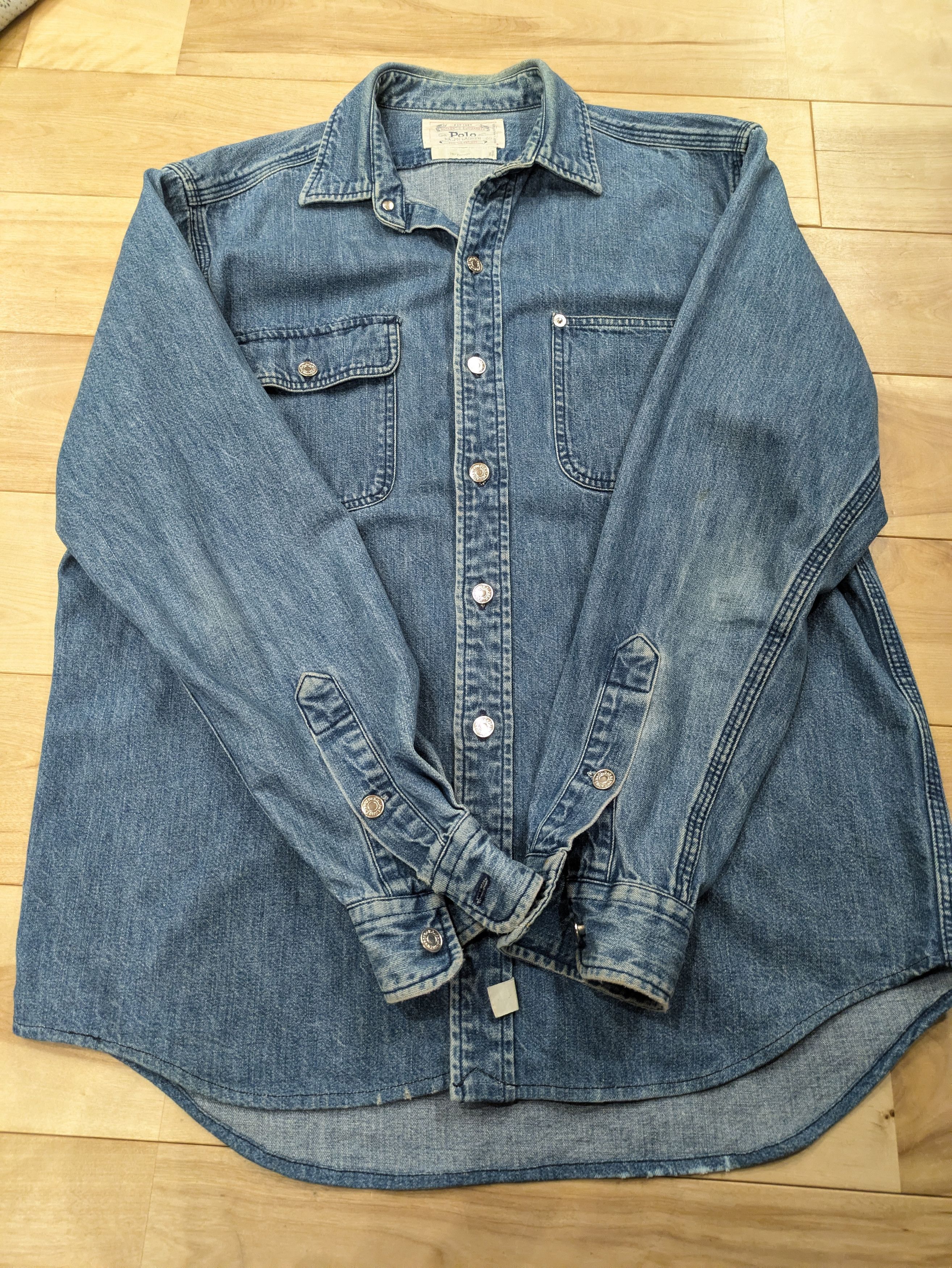 Polo Ralph Lauren 80s USA Made Polo Ralph Lauren “Authentic Dungarees” M Size US M / EU 48-50 / 2 - 8 Thumbnail