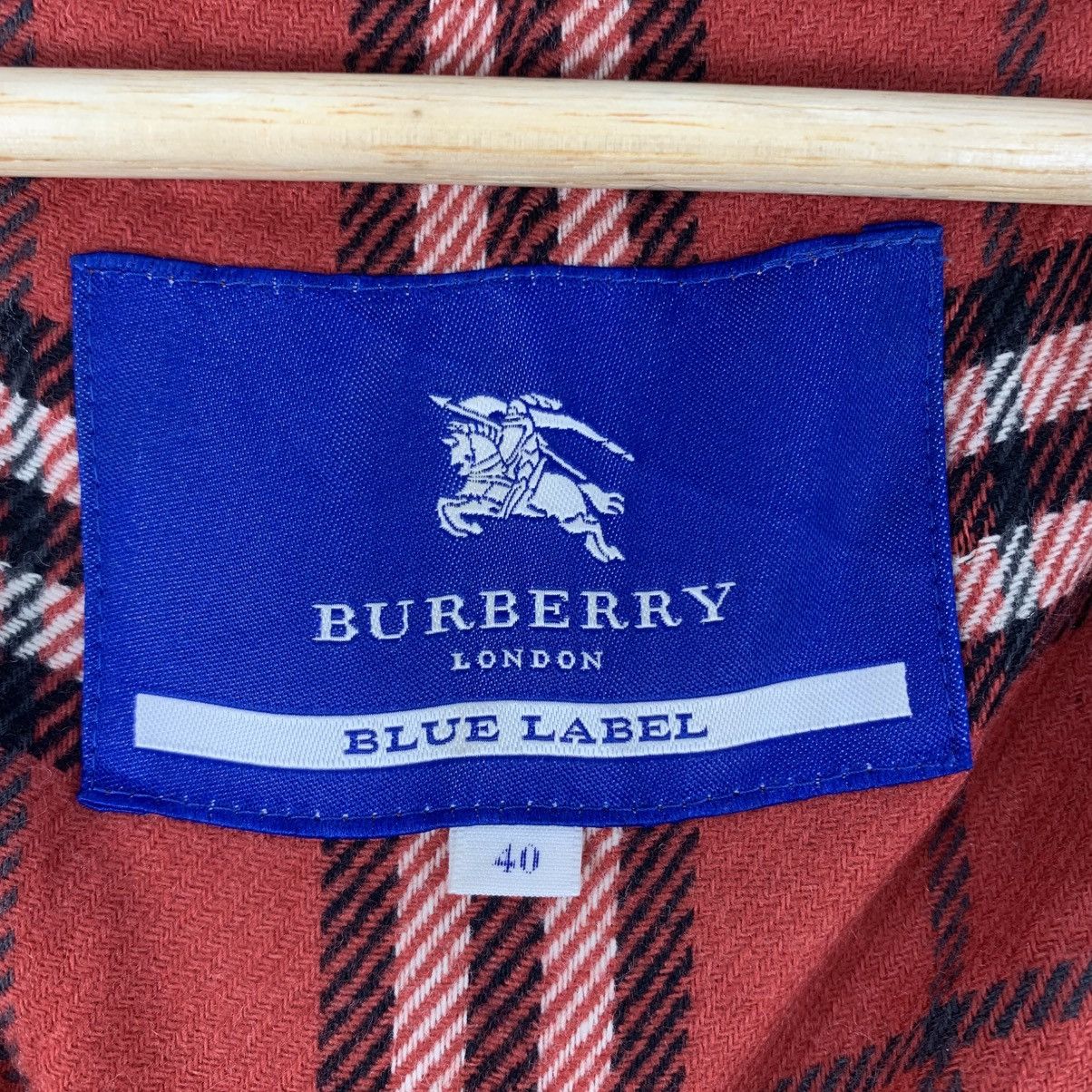Burberry Vintage BURBERRY LONDON Blue Label Nova Check Trench Coat Size S / US 4 / IT 40 - 6 Thumbnail