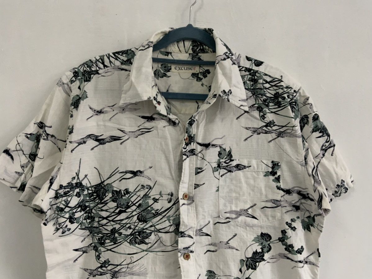 If Six Was Nine Aloha Hawaiian Floral Collar Camp Shirt Size US L / EU 52-54 / 3 - 3 Thumbnail