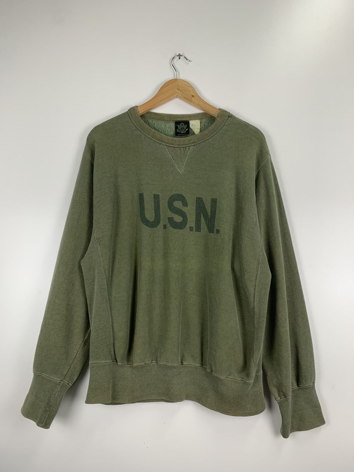 Vintage Vintage 80s USN Sweater Size US M / EU 48-50 / 2 - 2 Thumbnail