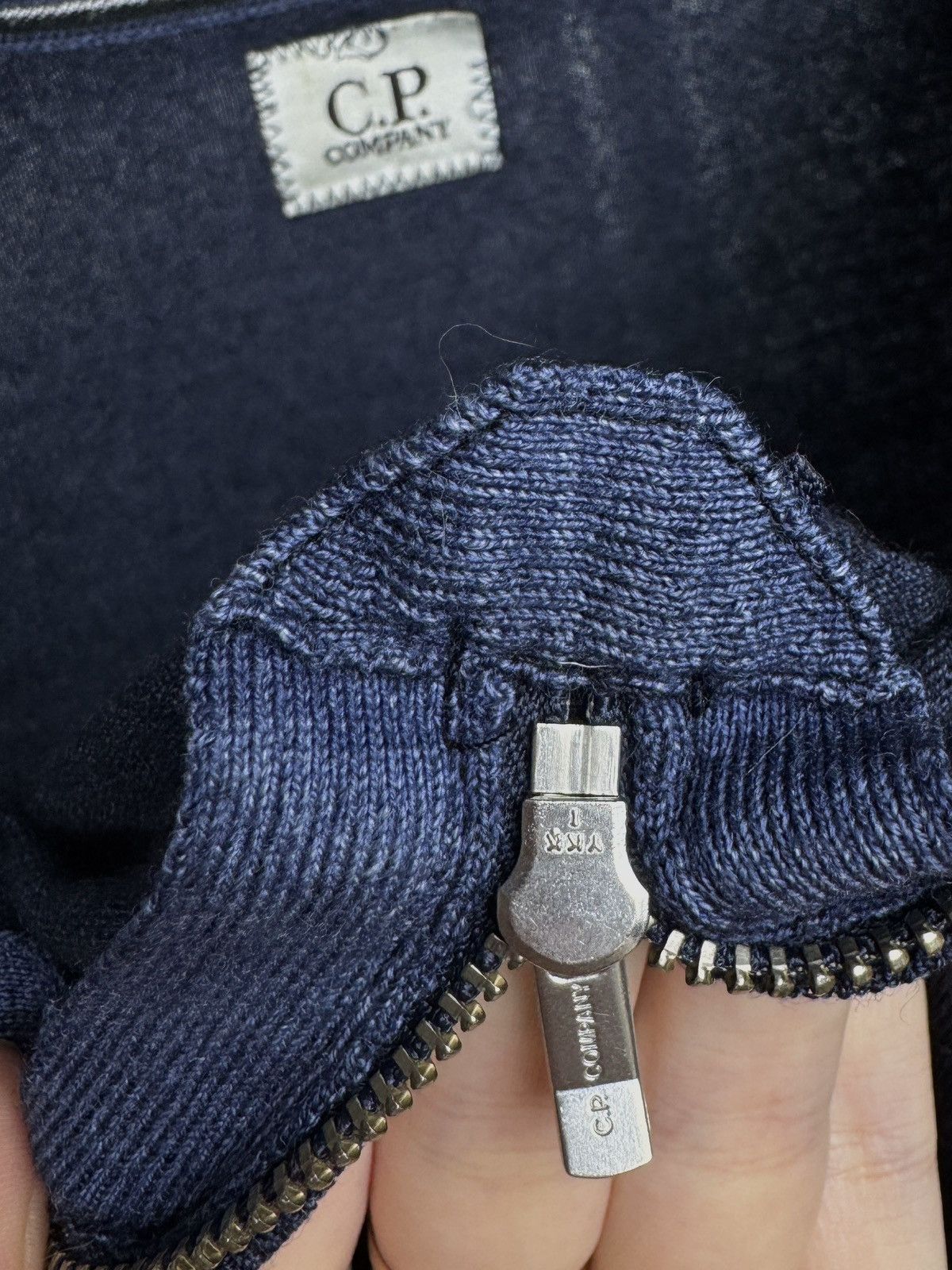 C.P. Company C.P. Company blue knitted 1/4 zip pullover japan sweater Size US S / EU 44-46 / 1 - 17 Thumbnail