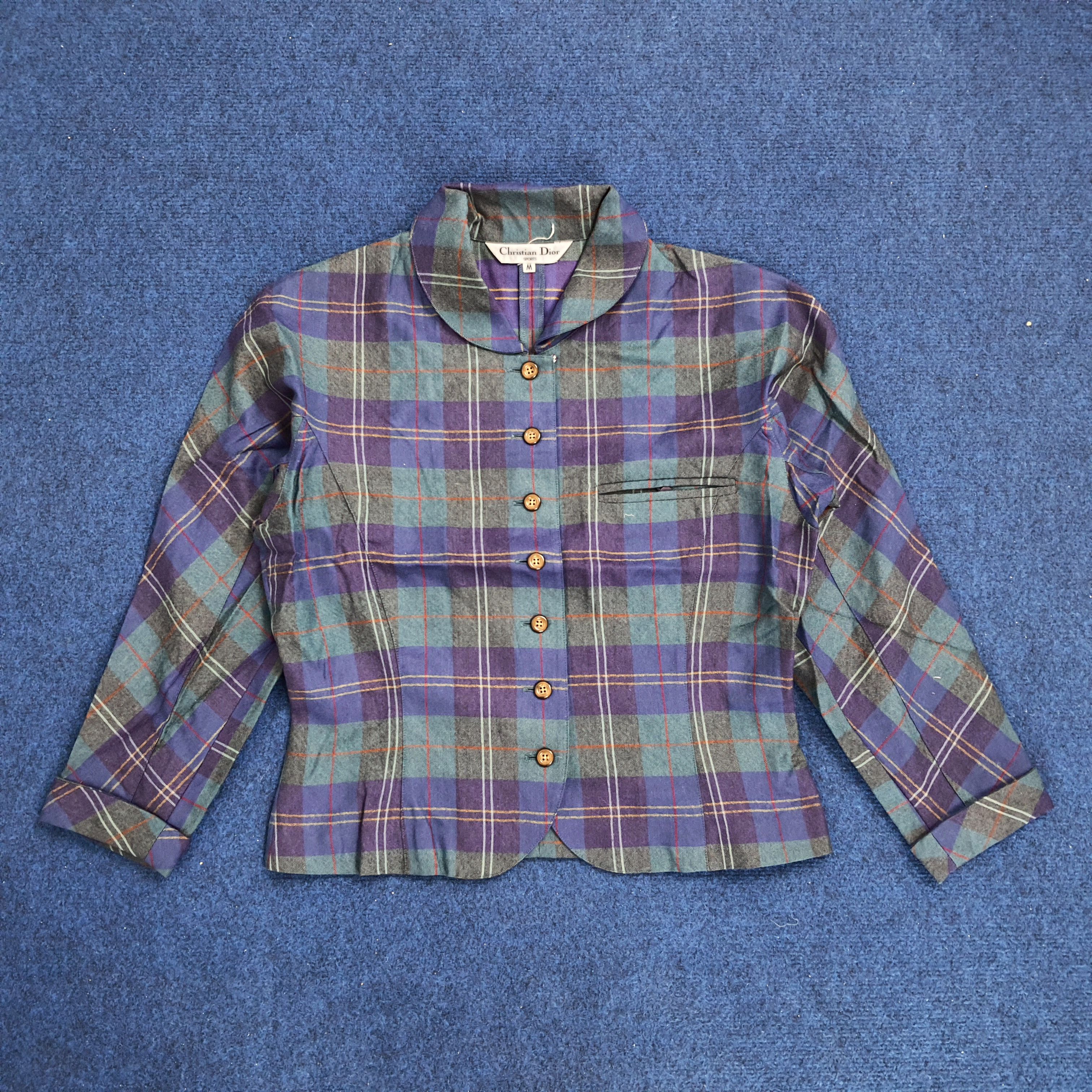 Christian Dior Monsieur × Vintage Vintage Christian Dior Italian Brand Shirt C97n19 Size S / US 4 / IT 40 - 1 Thumbnail