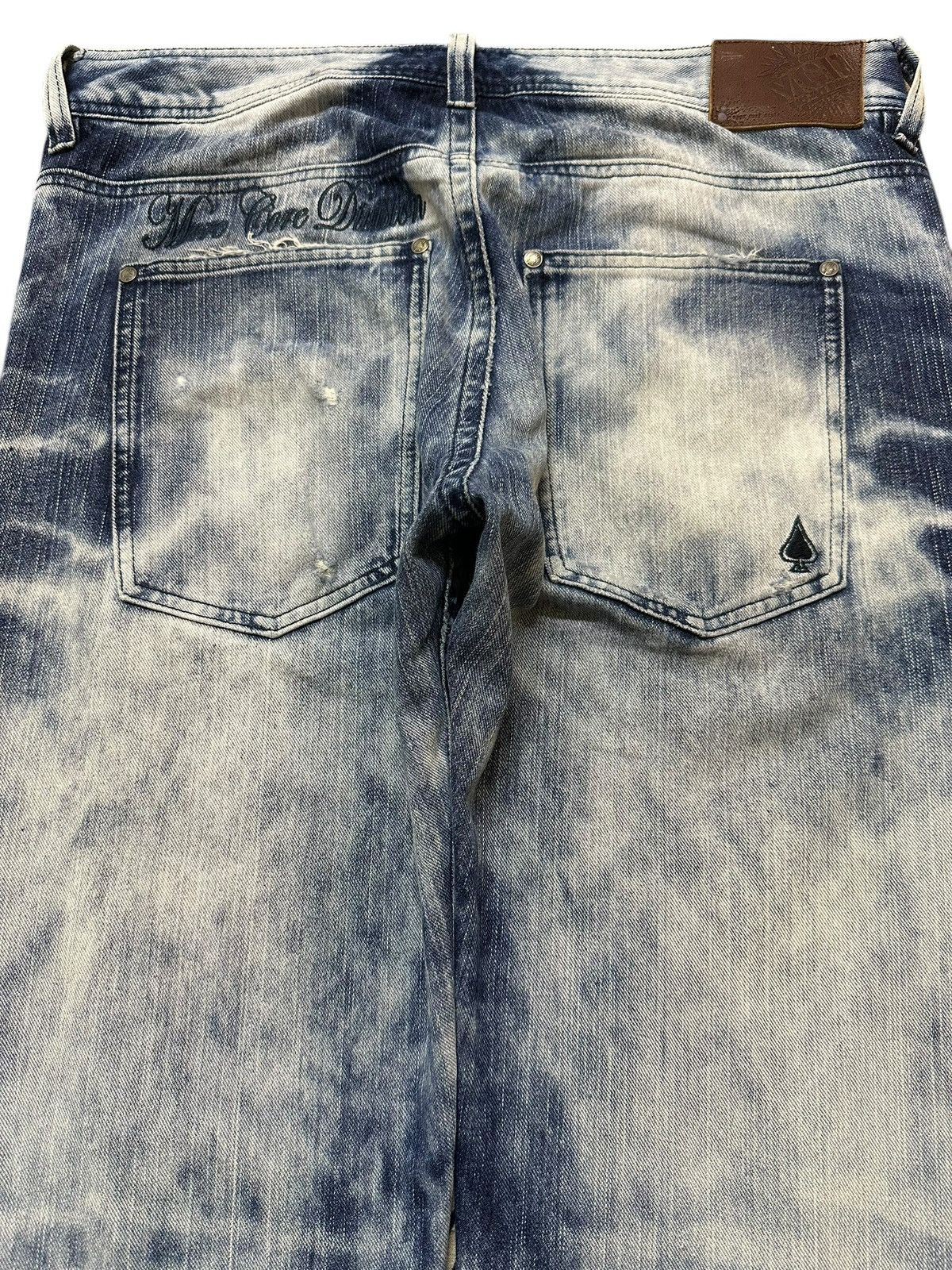 If Six Was Nine Vintage Japanese Brand Acid Wash Style Distress Style Jeans Size US 34 / EU 50 - 5 Thumbnail