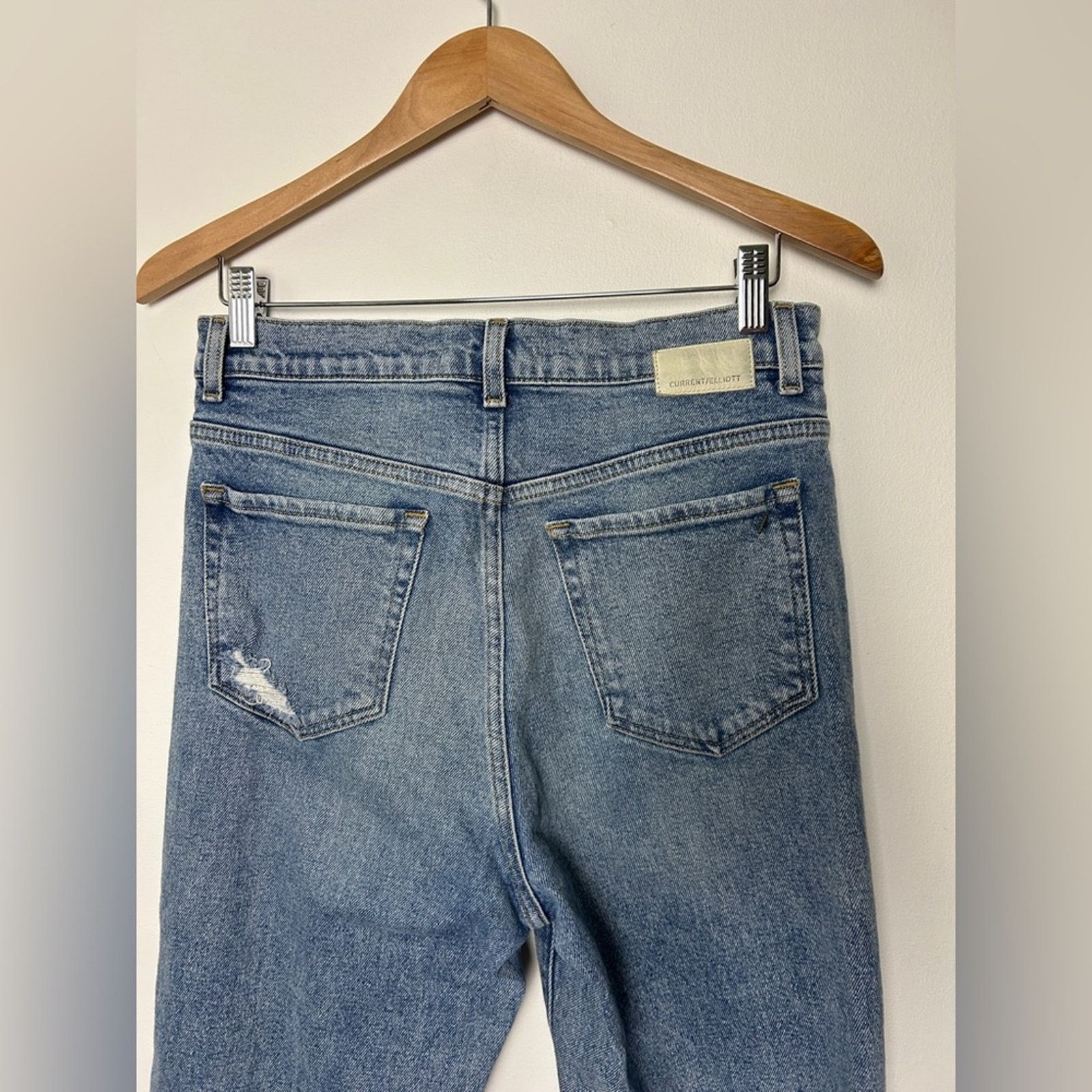 Current/Elliot Current/Elliot Camino Straight Leg Jeans Size 29" - 4 Thumbnail