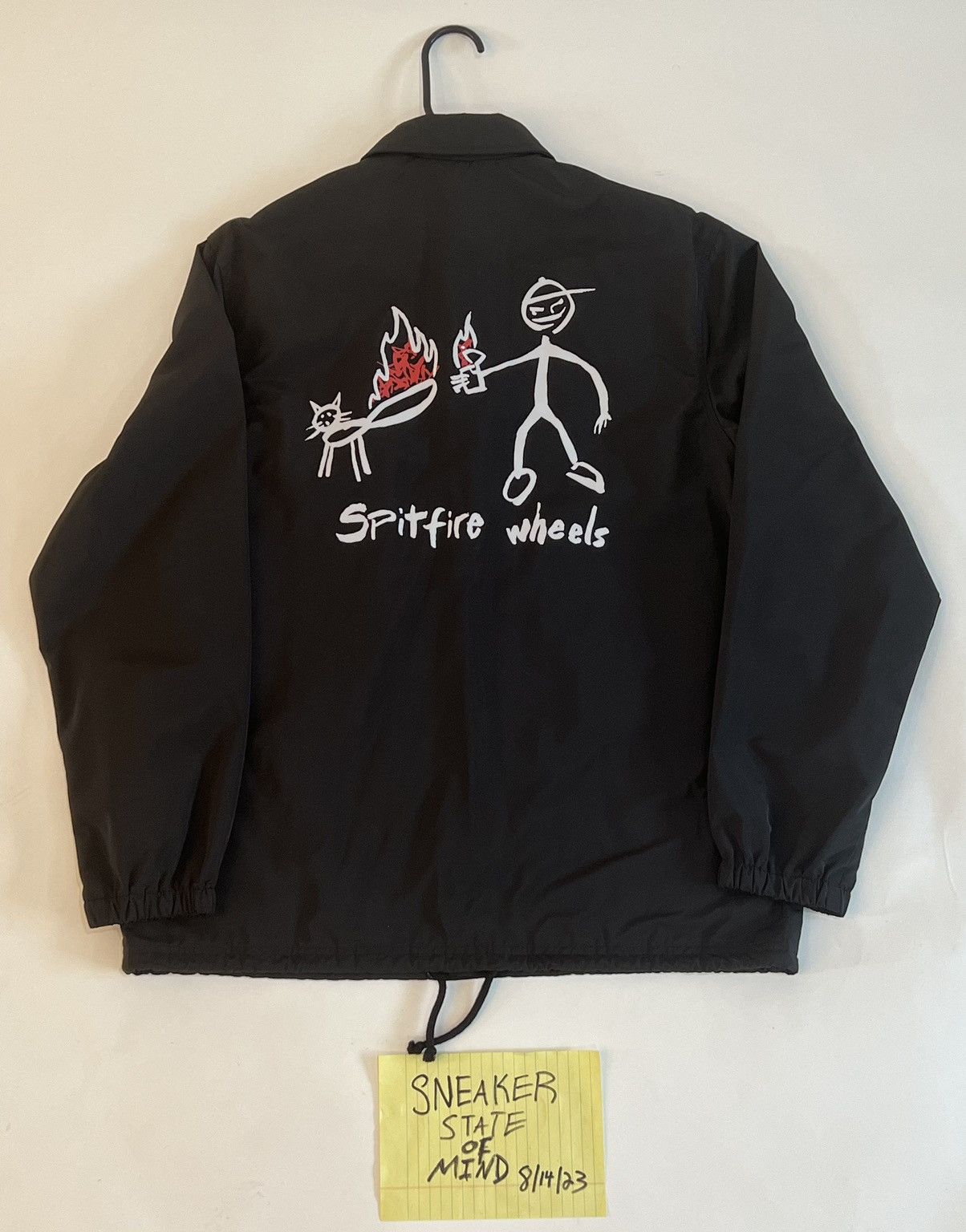 Spitfire × Supreme NEW Supreme x Spitfire Coaches Jacket Black Size Medium Size US M / EU 48-50 / 2 - 3 Thumbnail