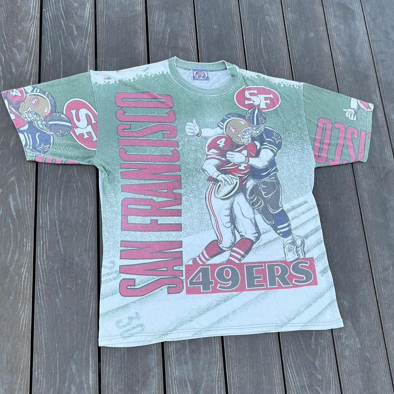 Vintage Vintage 49ERS San Francisco 90s T-shirt Size US XL / EU 56 / 4 - 2 Thumbnail