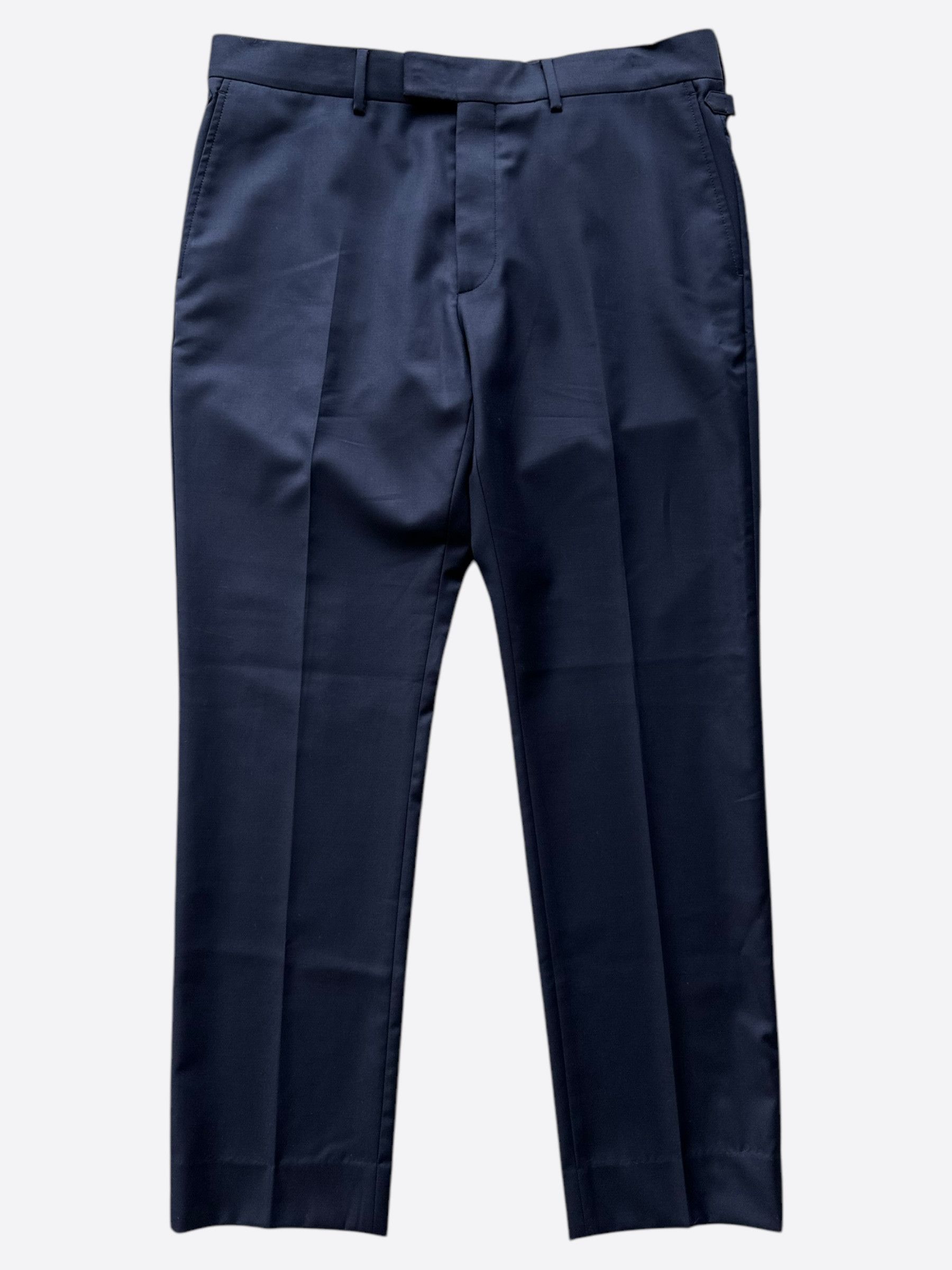 Louis Vuitton Louis Vuitton Navy Wool Dress Pants Size US 36 / EU 52 - 1 Thumbnail