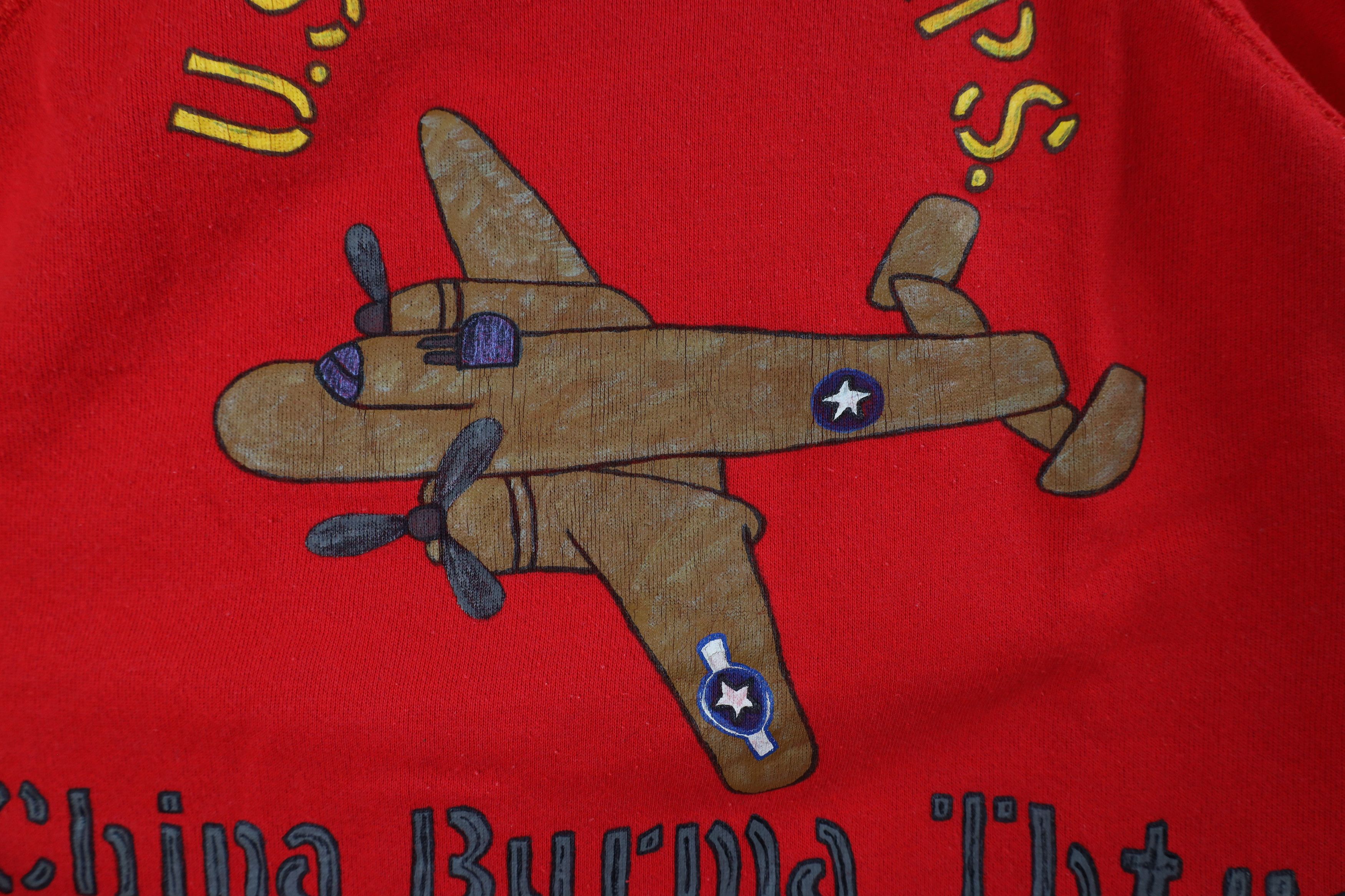Vintage Vintage 80s China Burma The Hump World War II Sweatshirt USA Size L / US 10 / IT 46 - 5 Thumbnail