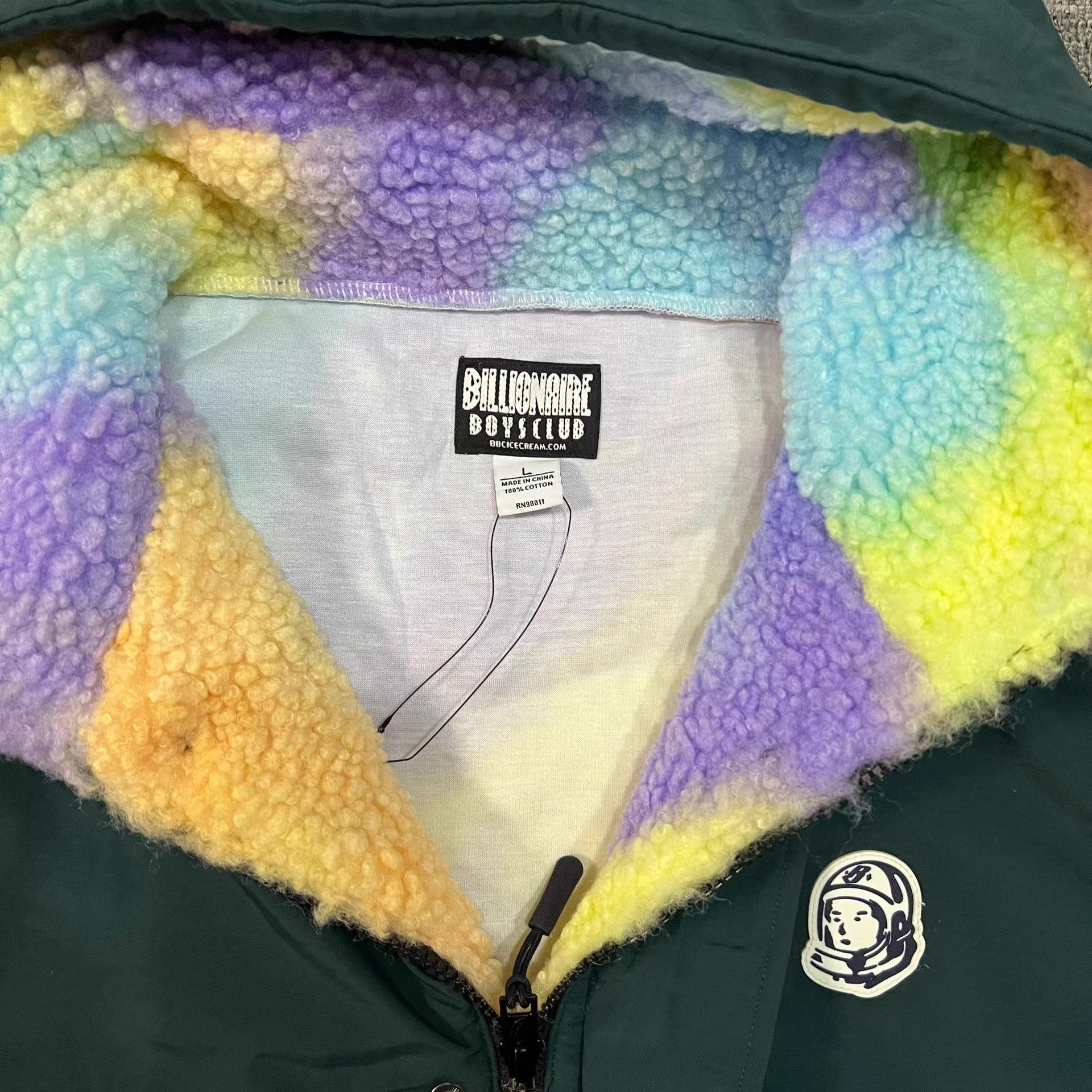 Billionaire Boys Club BBC US Fleece Rainbow Marshmallow Hooded Padded Jacket Q7 Size US L / EU 52-54 / 3 - 4 Thumbnail