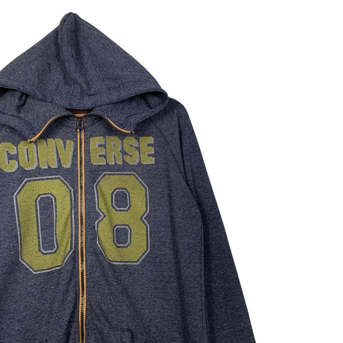 Converse Converse Big Logo Long Zipper Hoodie Size M / US 6-8 / IT 42-44 - 5 Thumbnail
