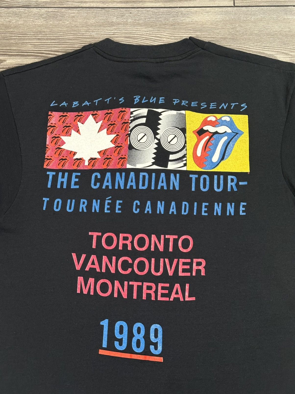 Band Tees Vintage 80’s Rolling Stones Canadian Tour Band T Shirt Size US L / EU 52-54 / 3 - 4 Thumbnail