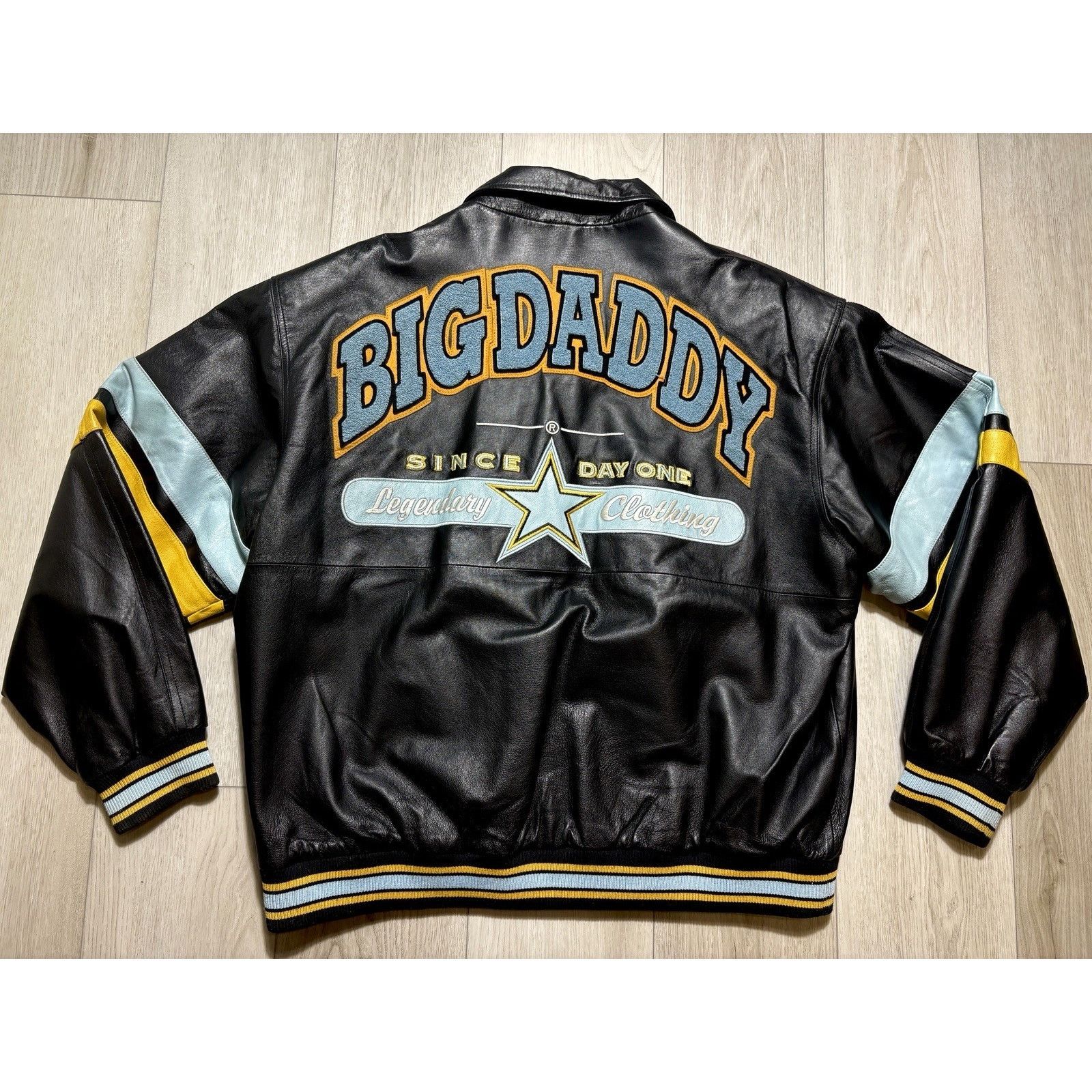 Other Big Daddy Leather Varsity Jacket Oversized Y2K Men’s 3XL Size US XXL / EU 58 / 5 - 1 Thumbnail