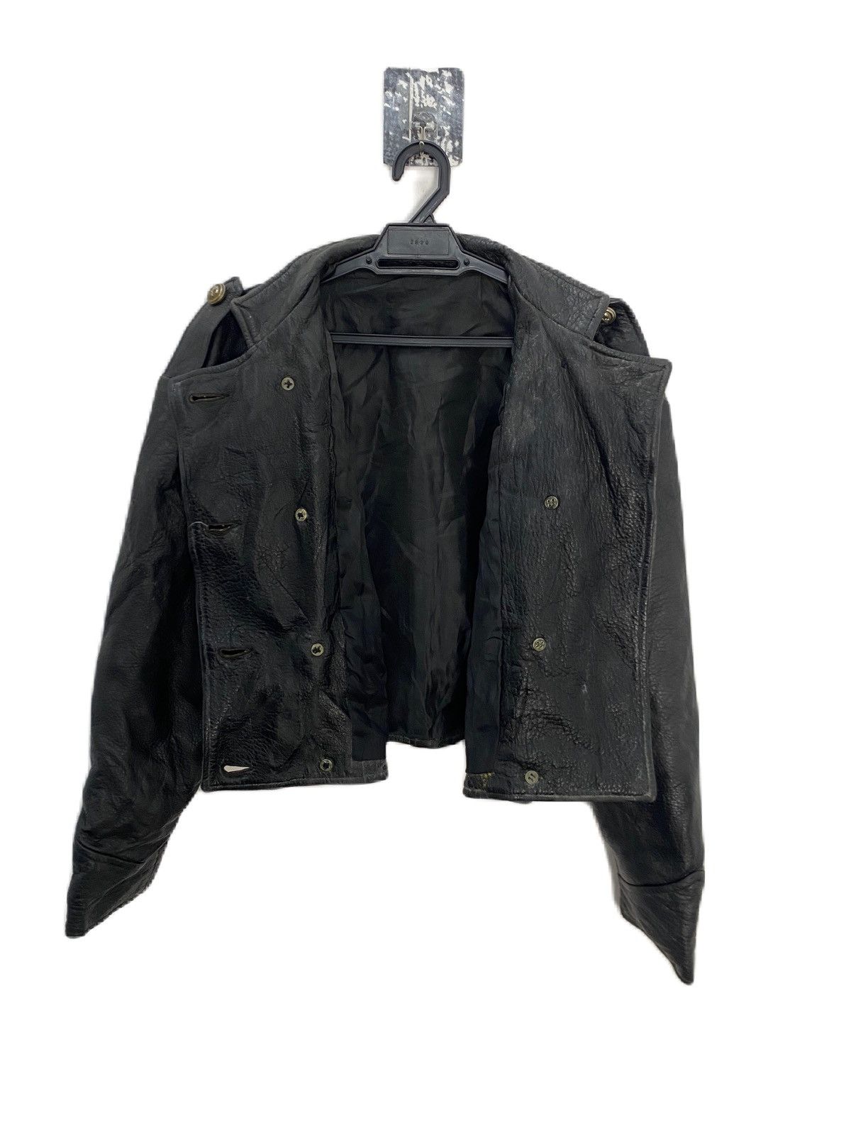 Other × Vintage VINTAGE CROPPED LEATHER JACKET Size M / US 6-8 / IT 42-44 - 2 Thumbnail