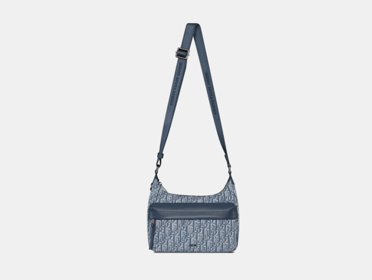 Dior o1w1db10426 1ESPO3 Size :OS / Small Rider Hobo Bag in Blue Size ONE SIZE - 4 Thumbnail