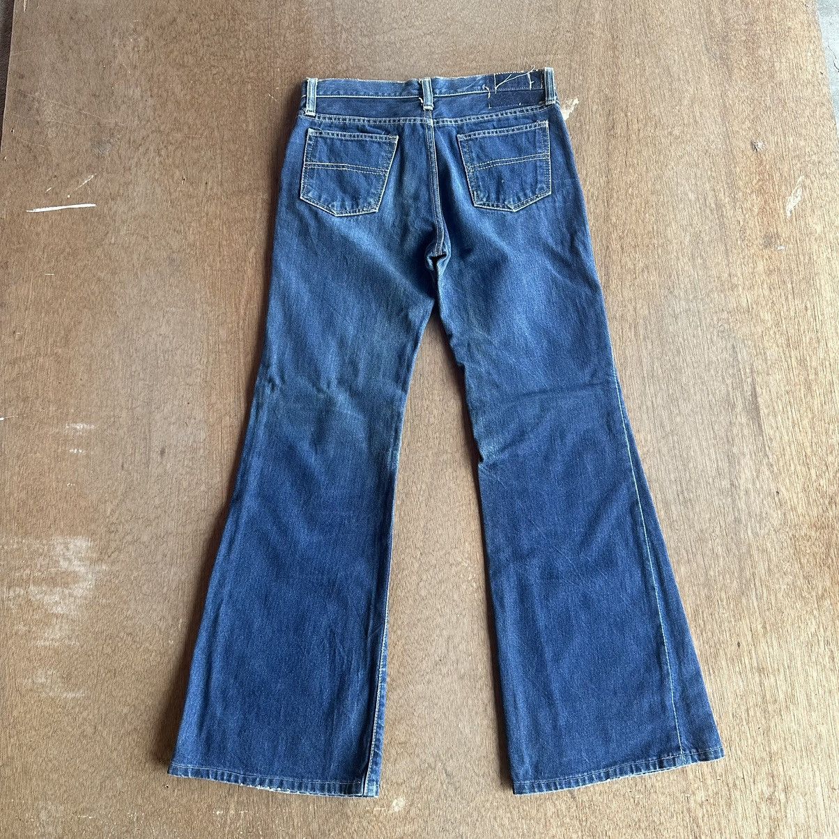 Vintage FLARE/BOOTCUT ‼️ Vintage COLOLUD Yellow Stitch Sconvil Denim Size US 27 - 13 Thumbnail