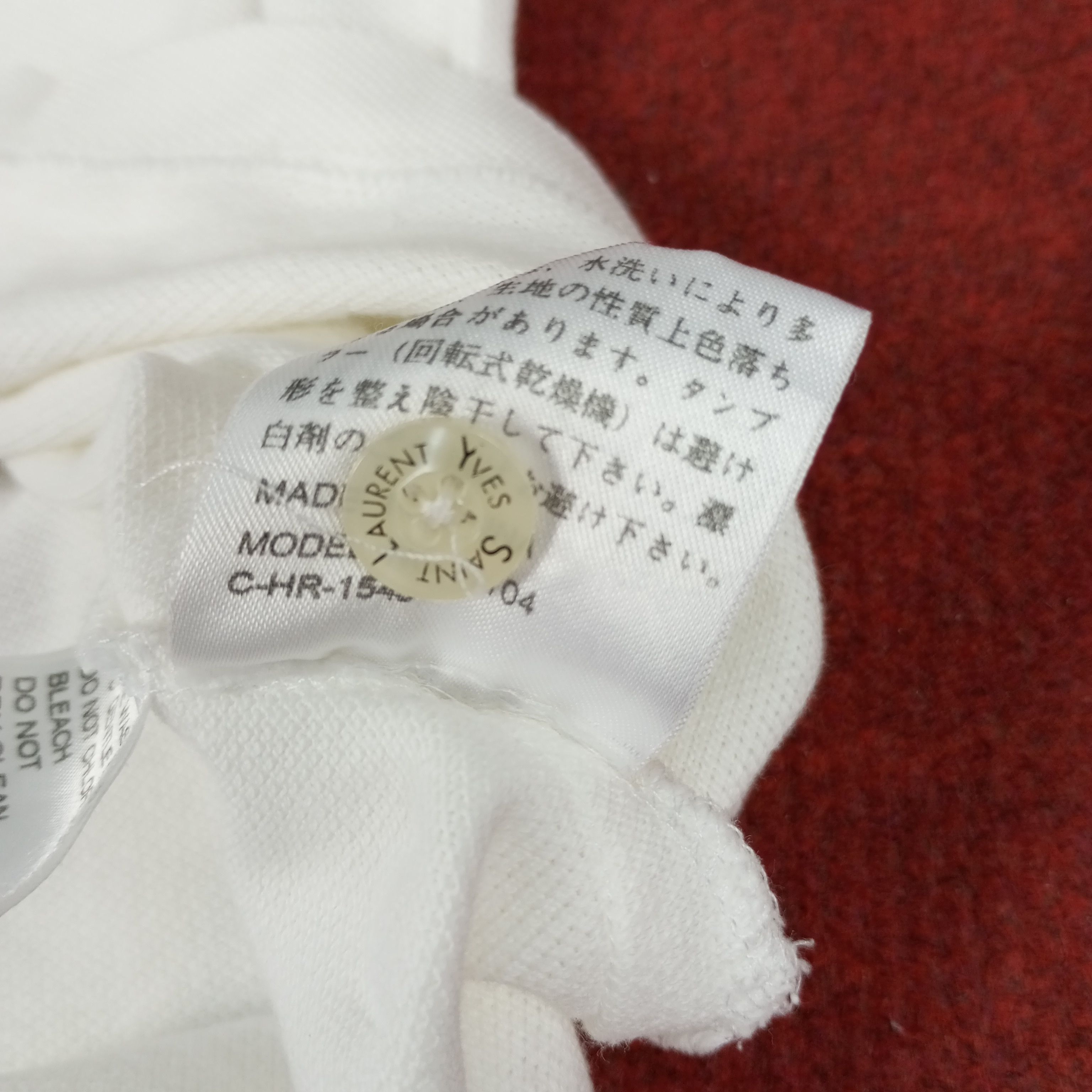 Vintage × Yves Saint Laurent Yves Saint Laurent Luxury Brand YSL Logo Design Polos Size US M / EU 48-50 / 2 - 7 Thumbnail