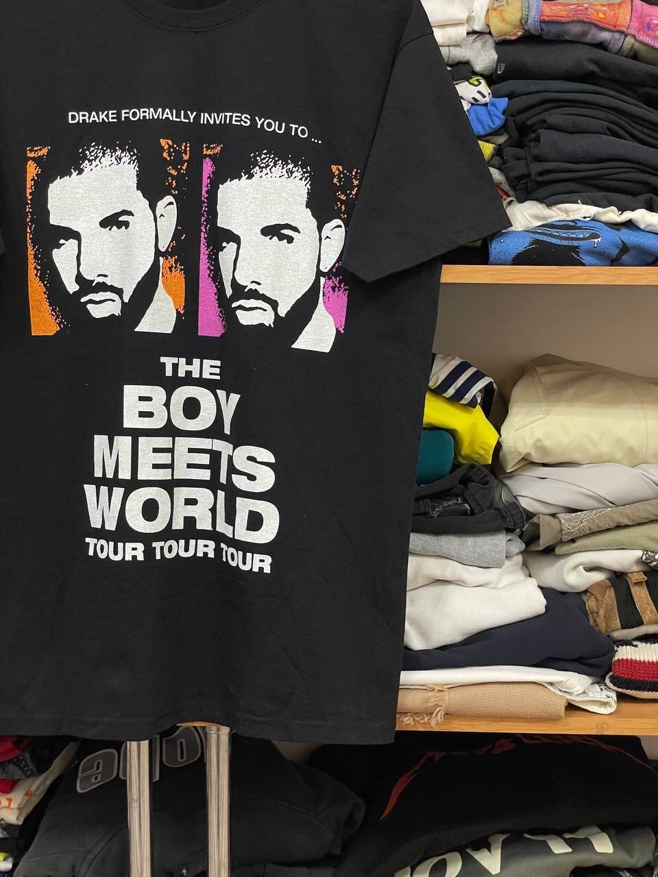 Band Tees Vintage Drake Tour Rap T Shirt Size US M / EU 48-50 / 2 - 4 Thumbnail