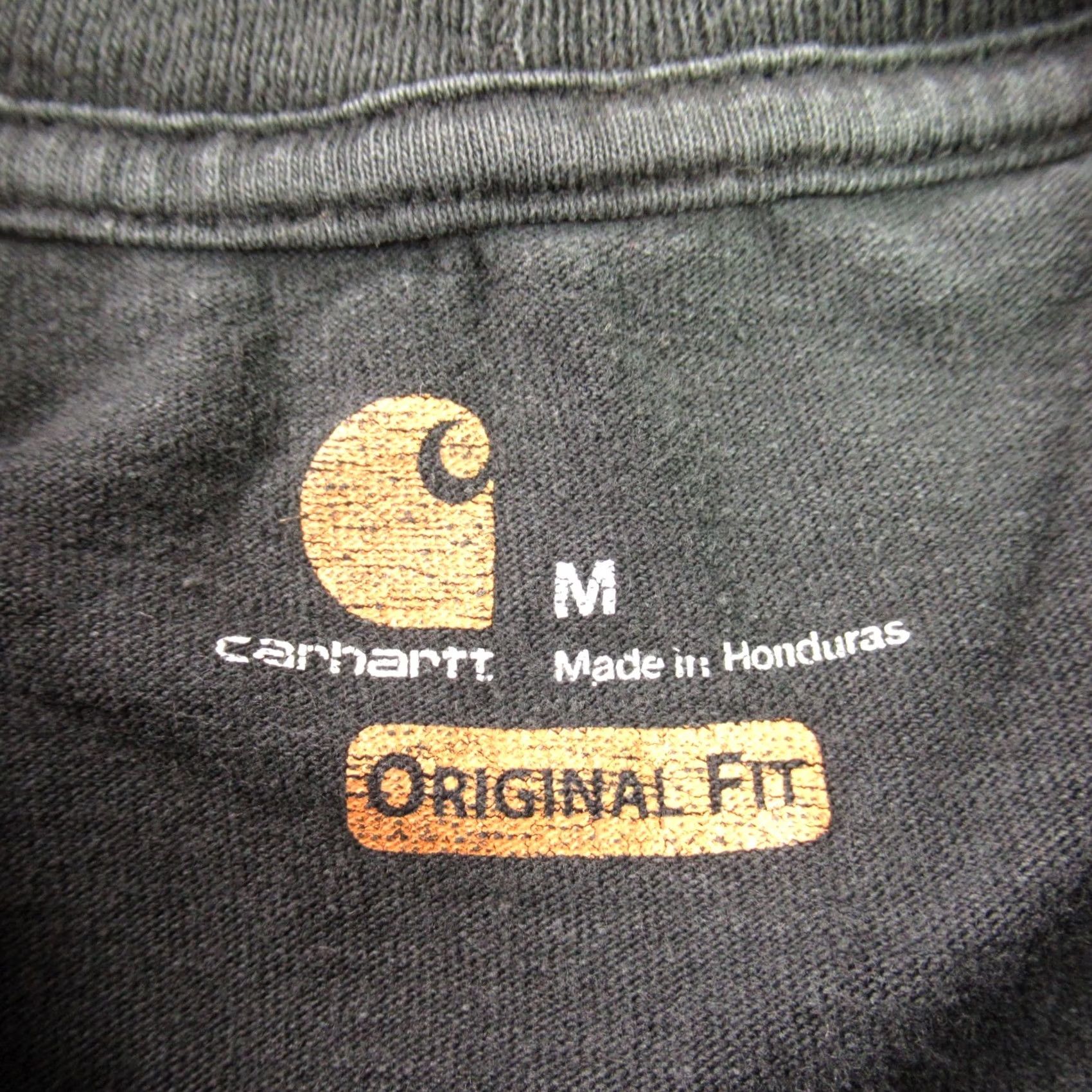 Carhartt Carhartt Shirt Mens M Long Sleeve Crew Neck Lightweight Black Cotton Logo Size US M / EU 48-50 / 2 - 4 Thumbnail