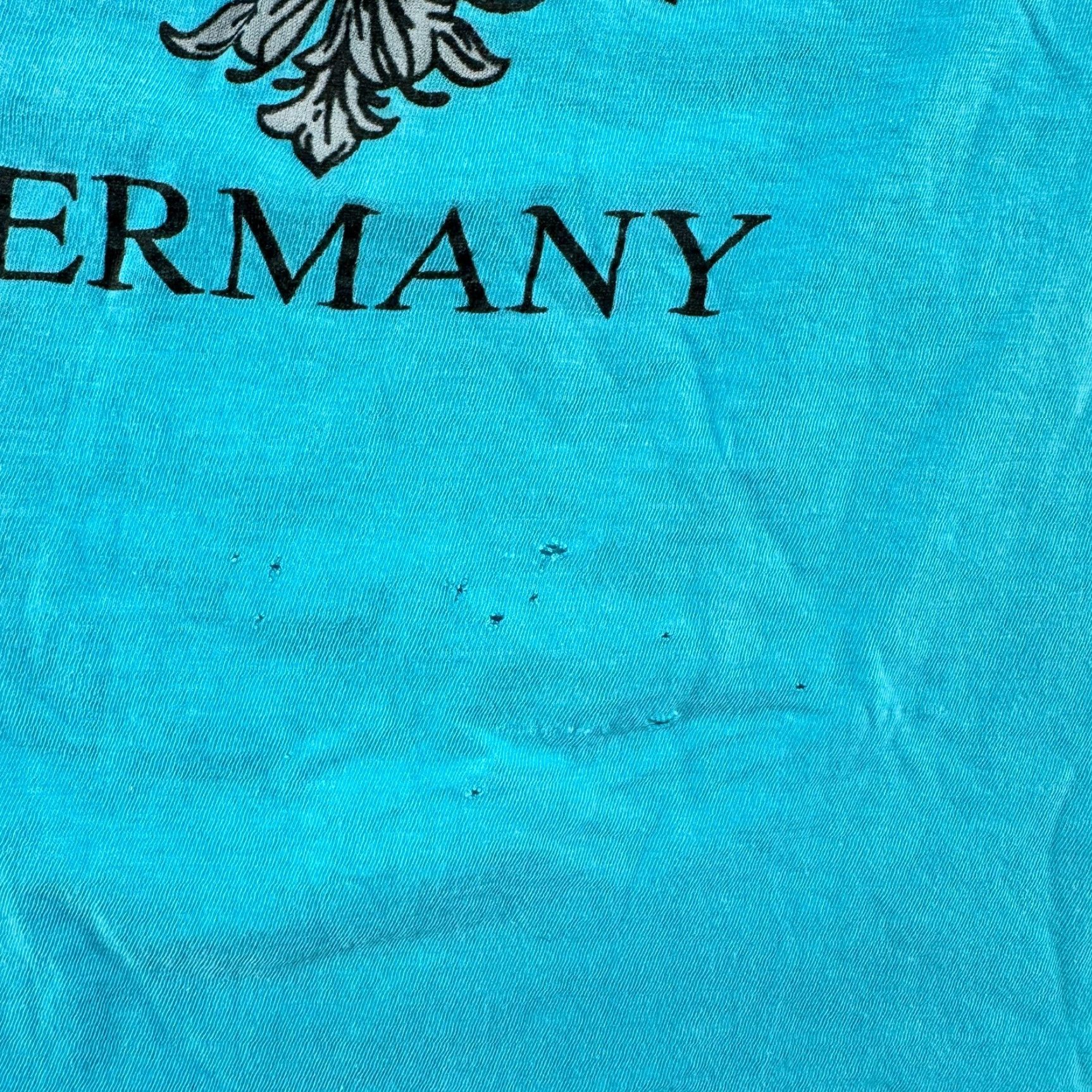 Vintage VINTAGE Deutschland Germany Shirt Mens XL Blue Graphic Eagle Single Stitch 80s Size US XL / EU 56 / 4 - 6 Thumbnail