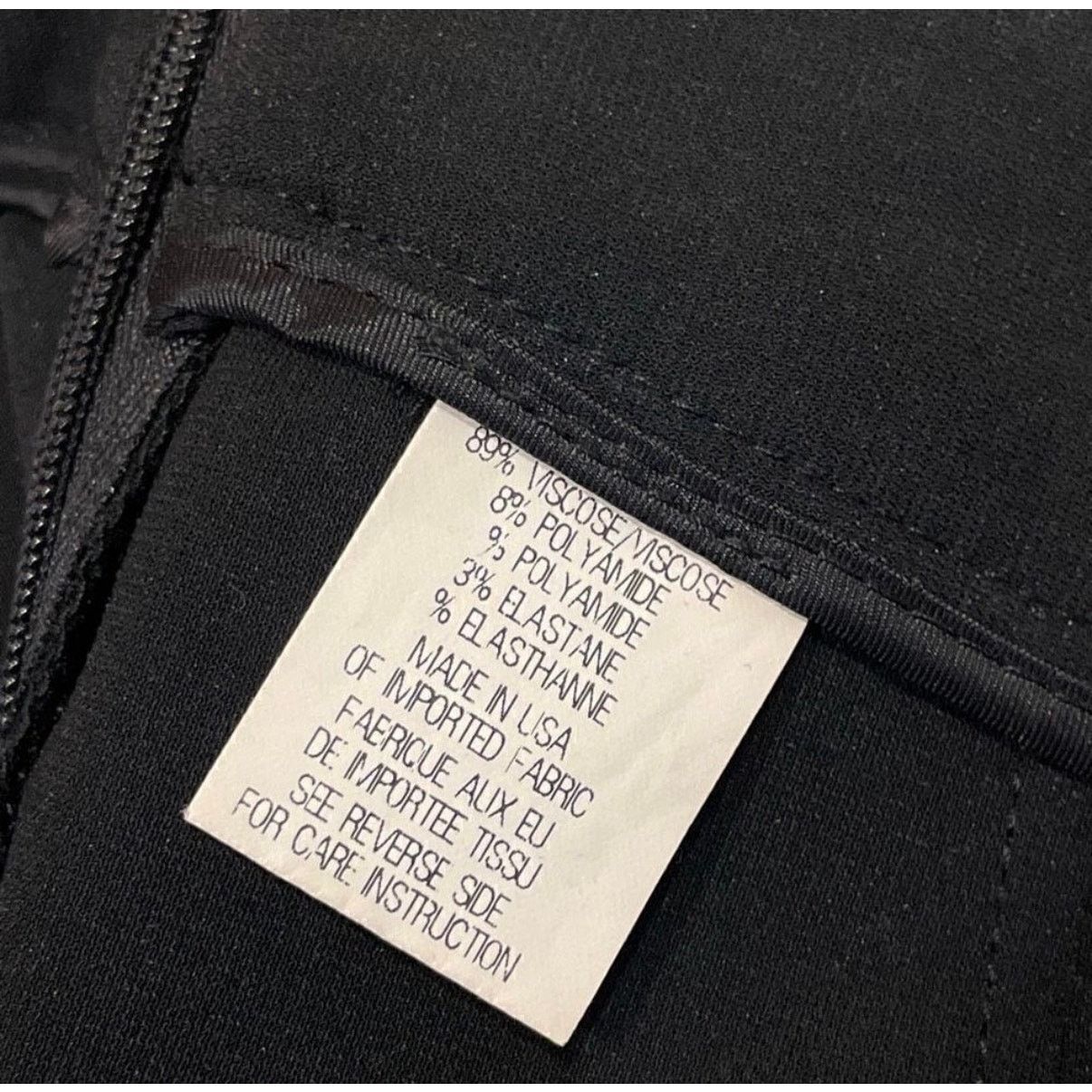 Theory Theory Black Crepe Pants Size 4 Tailored Straight Leg Size 27" / US 4 / IT 40 - 4 Thumbnail