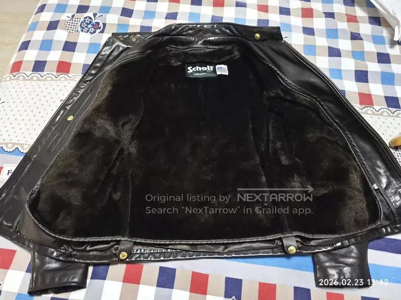Schott 141 Cowhide locomotive leather jacket Size US S / EU 44-46 / 1 - 4 Thumbnail