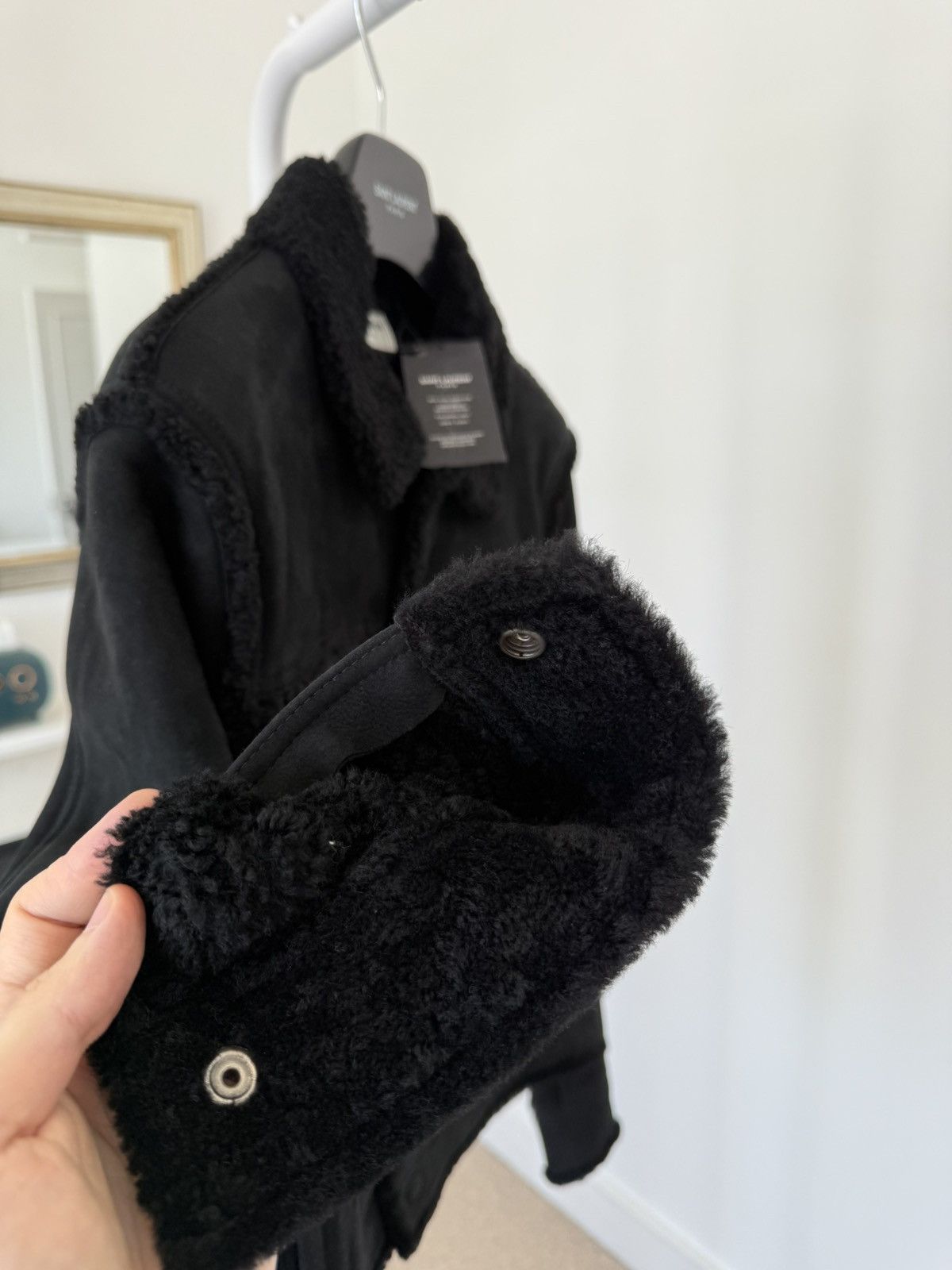 Saint Laurent Paris FW20 Saint Laurent Real Dye Sheep Fur Trucker Jacket Size US S / EU 44-46 / 1 - 7 Thumbnail